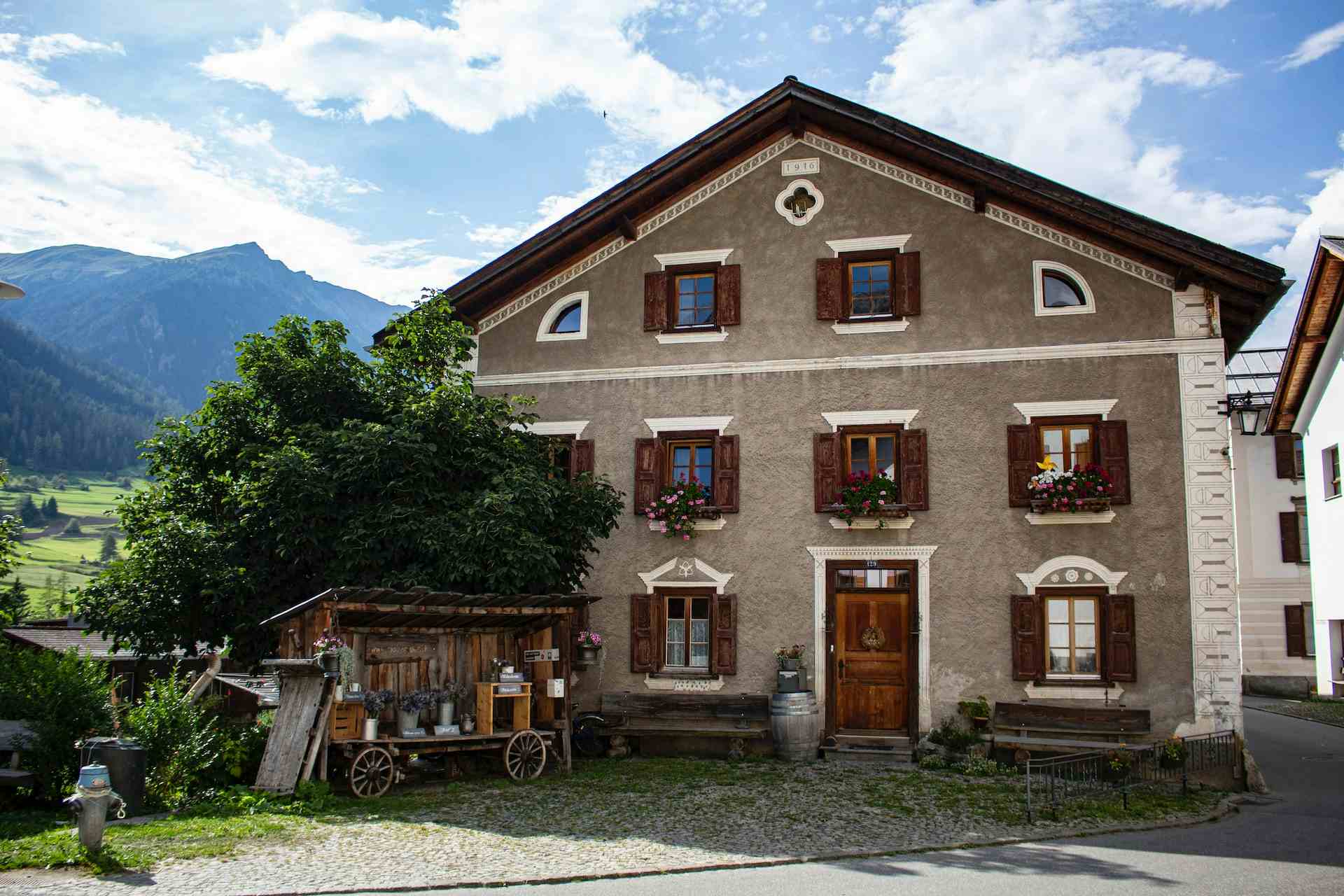 Bein Silgin, Produzent in Lumbrein Kanton Graubünden in der Schweiz