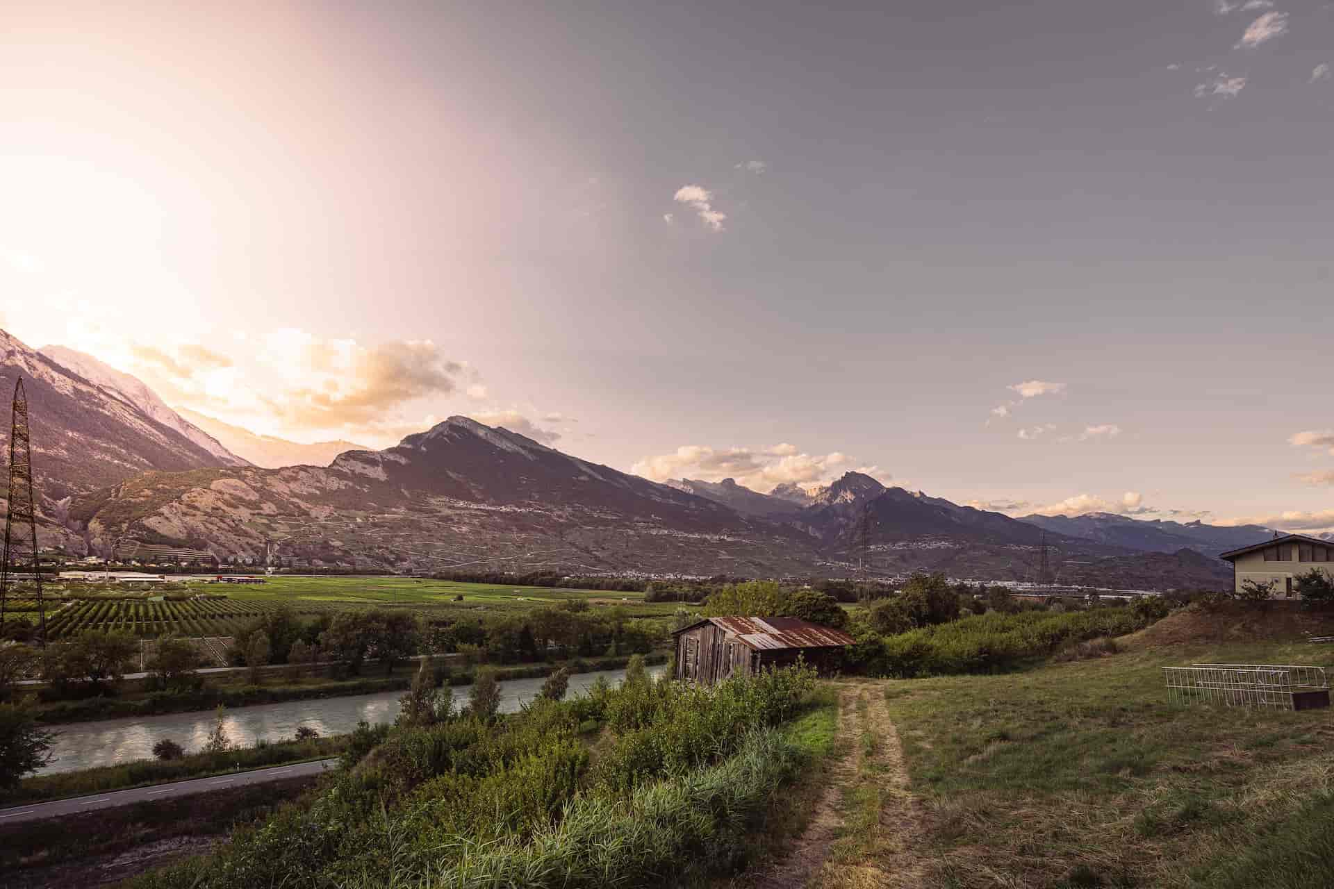 Ferme de Maragnénaz, producteur à Sion canton de Valais en Suisse