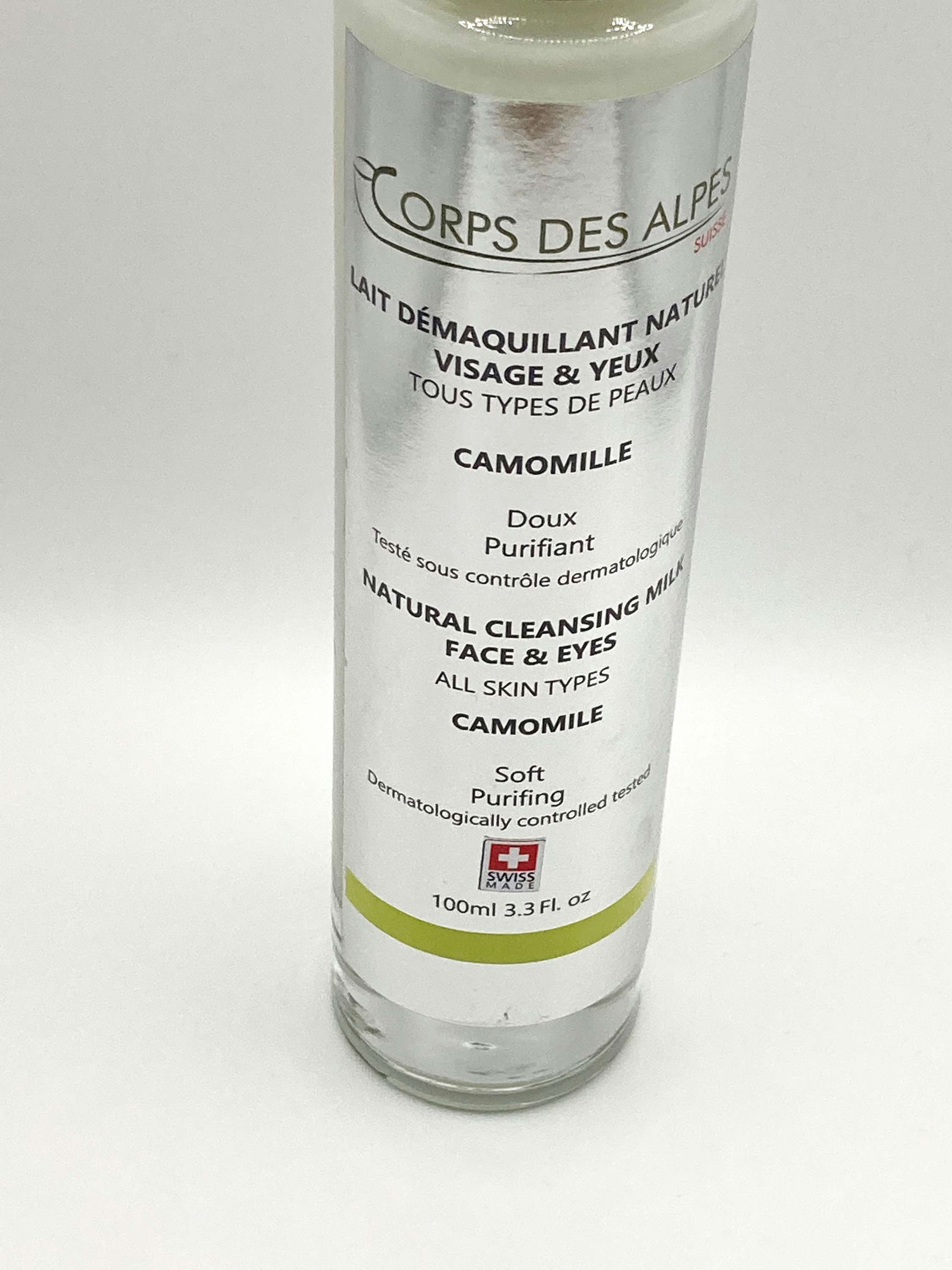 Latte Detergente Naturale alla Camomilla, Corps des Alpes Cosmétiques Naturels, La Verrerie, | Mimelis image 1