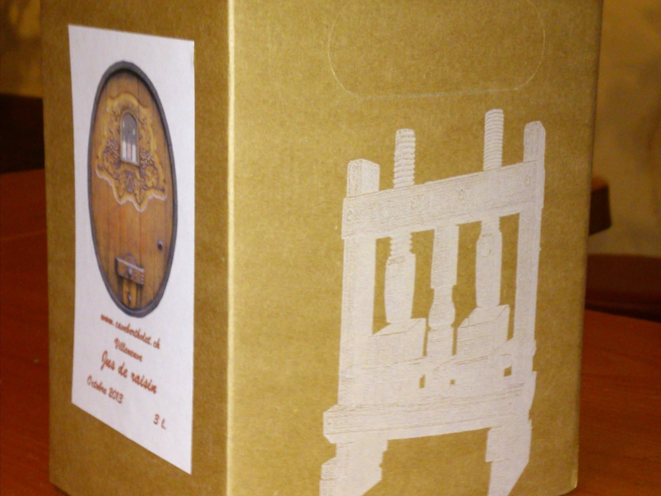 Jus de raisin, Domaine Christophe Bertholet