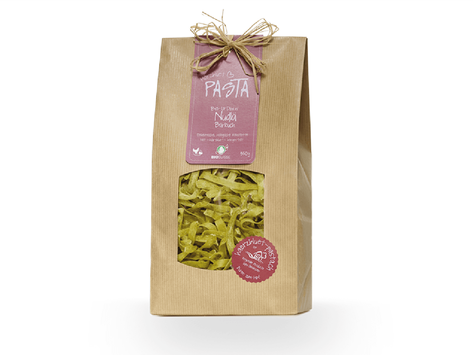 Ail des ours nudlä pur épeautre bio (350g), Härzbluet Pasta