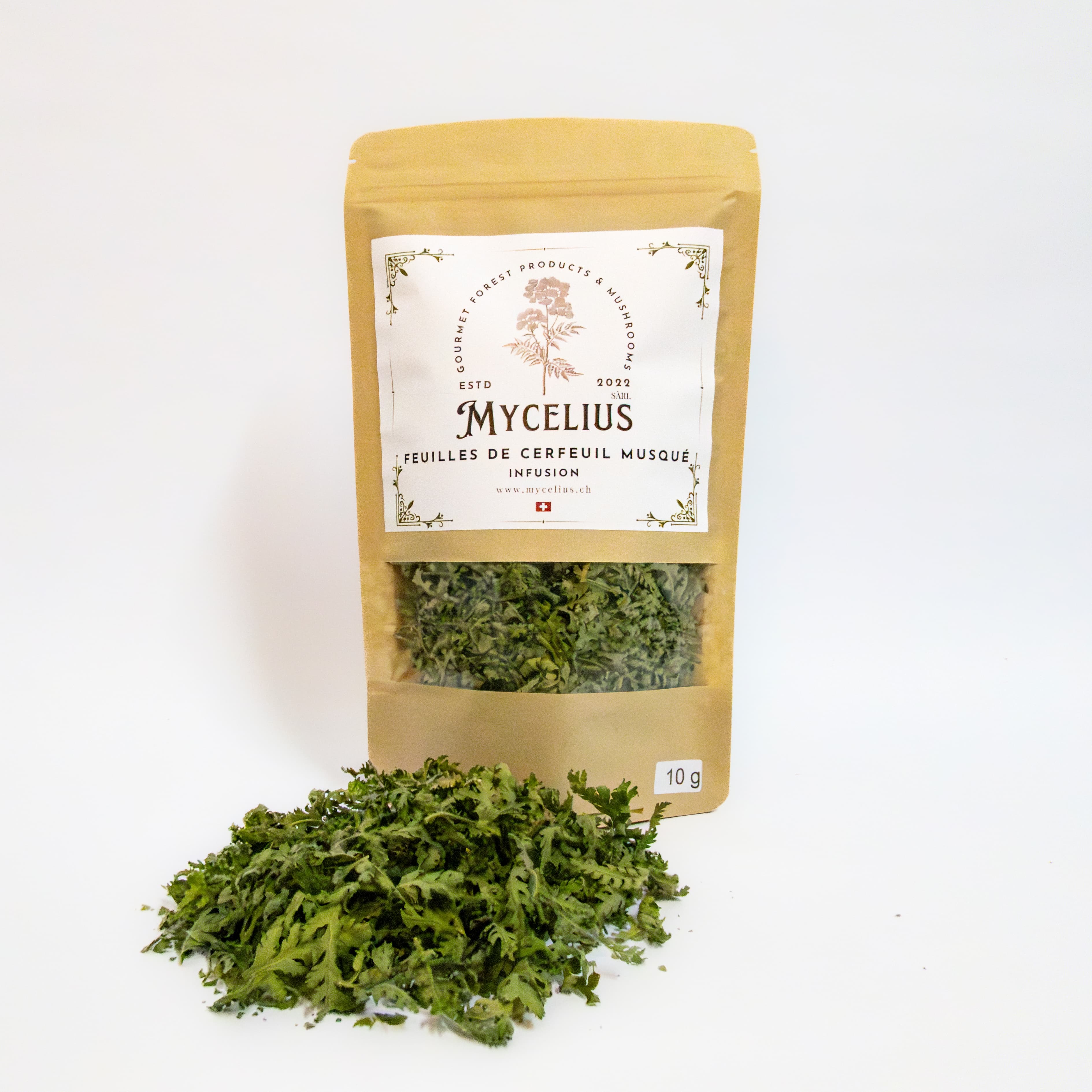 Feuilles de Cerfeuil ( 10g ), Mycelius Sàrl