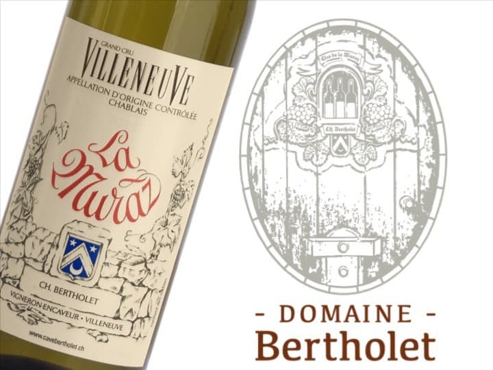 Chasselas "La Muraz" Grand Cru, Villeneuve, AOC Chablais, Christophe Bertholet 70cl, Domaine Christophe Bertholet