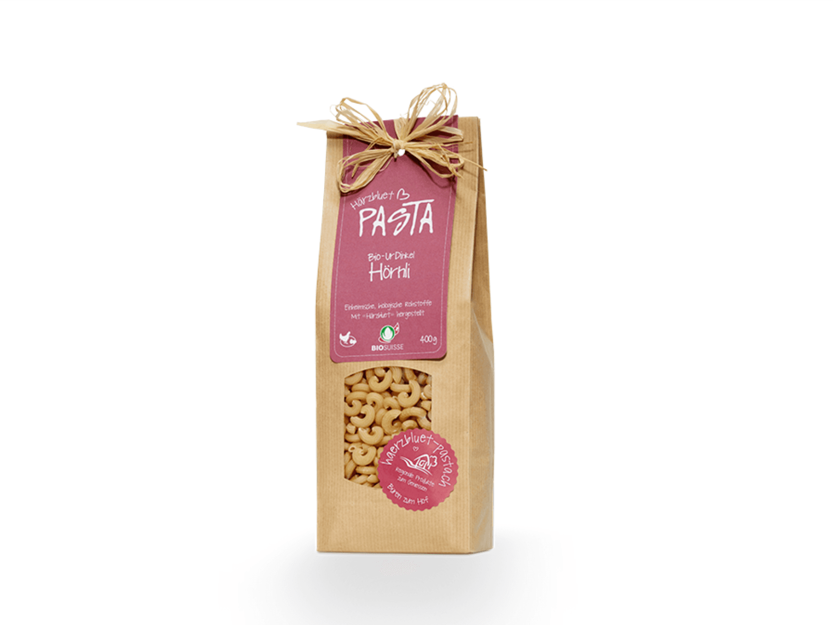 Croissants pur épeautre bio (400g), Härzbluet Pasta