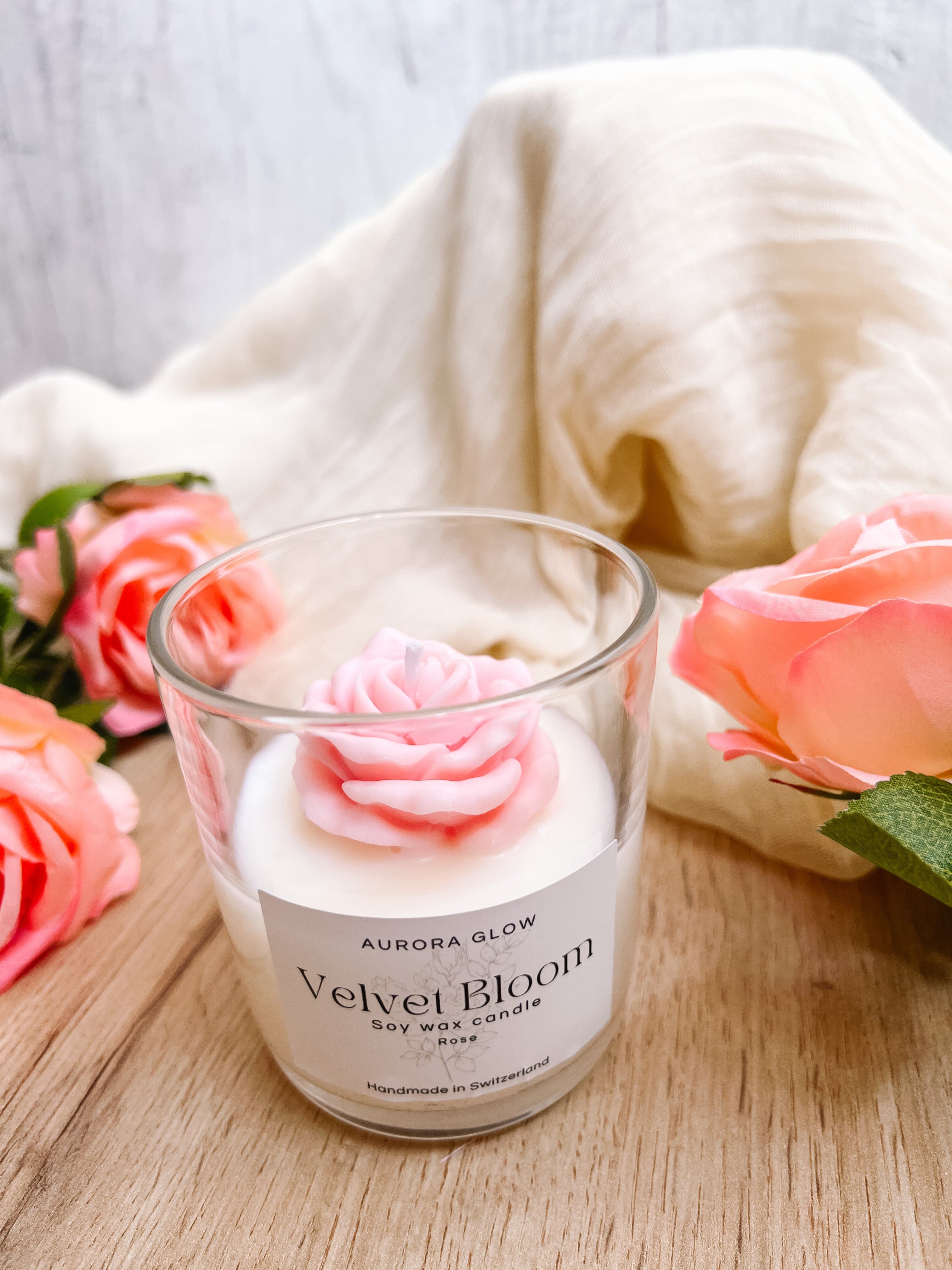 Velvet Bloom | Rose, Aurora Glow