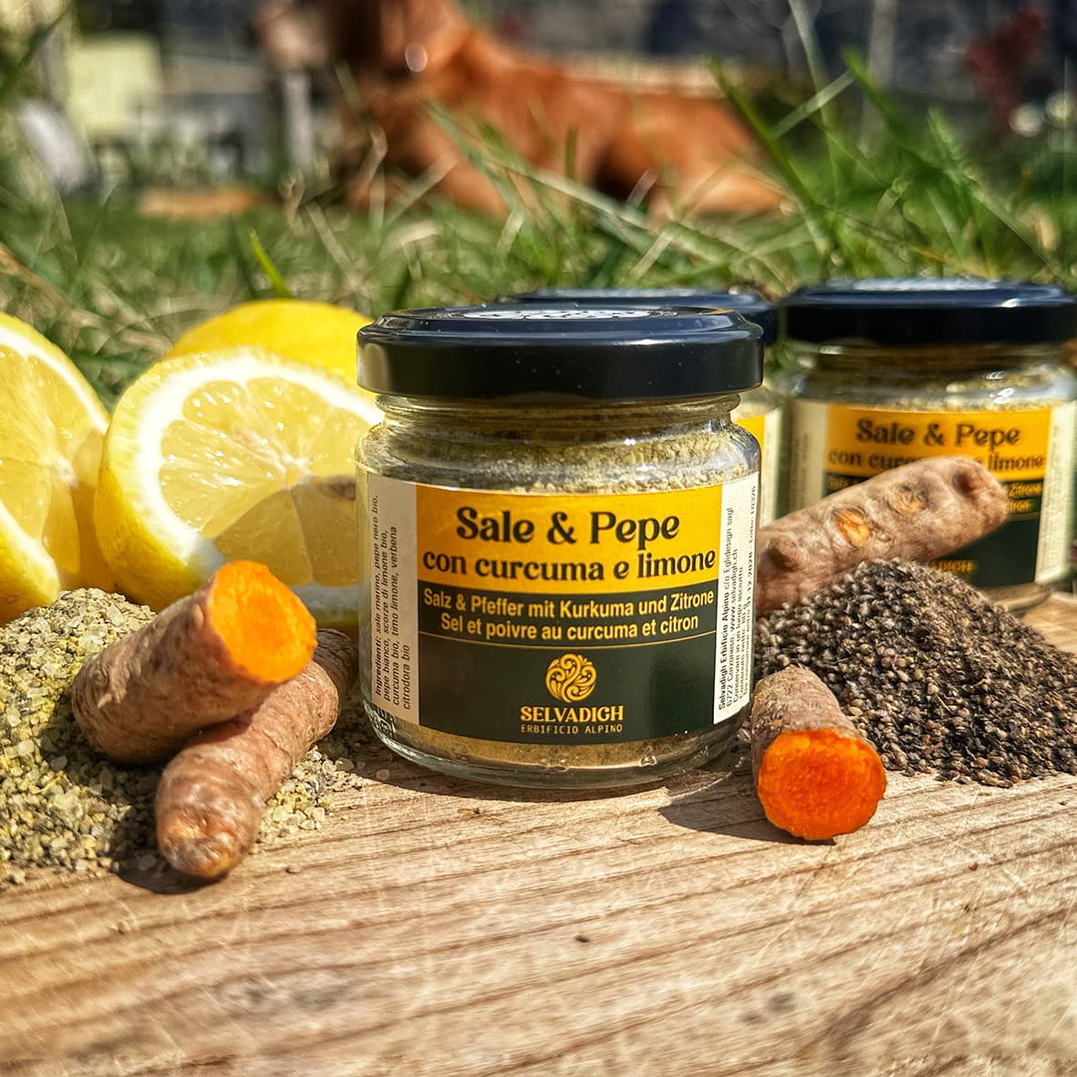 Citron, curcuma, sel et poivre, Selvadigh Erbificio Alpino