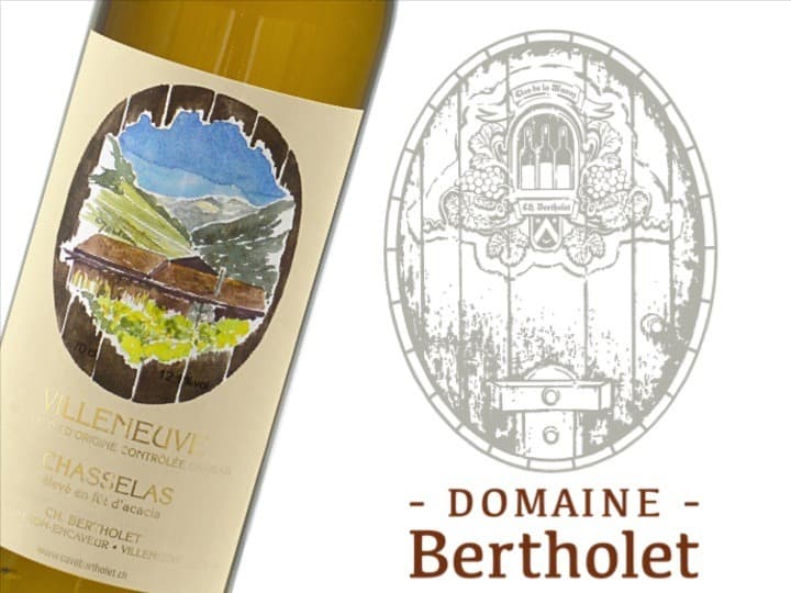 Chasselas Fût d'Acacia, Grand Cru, Villeneuve, AOC Chablais, Christophe Bertholet 70cl, Domaine Christophe Bertholet