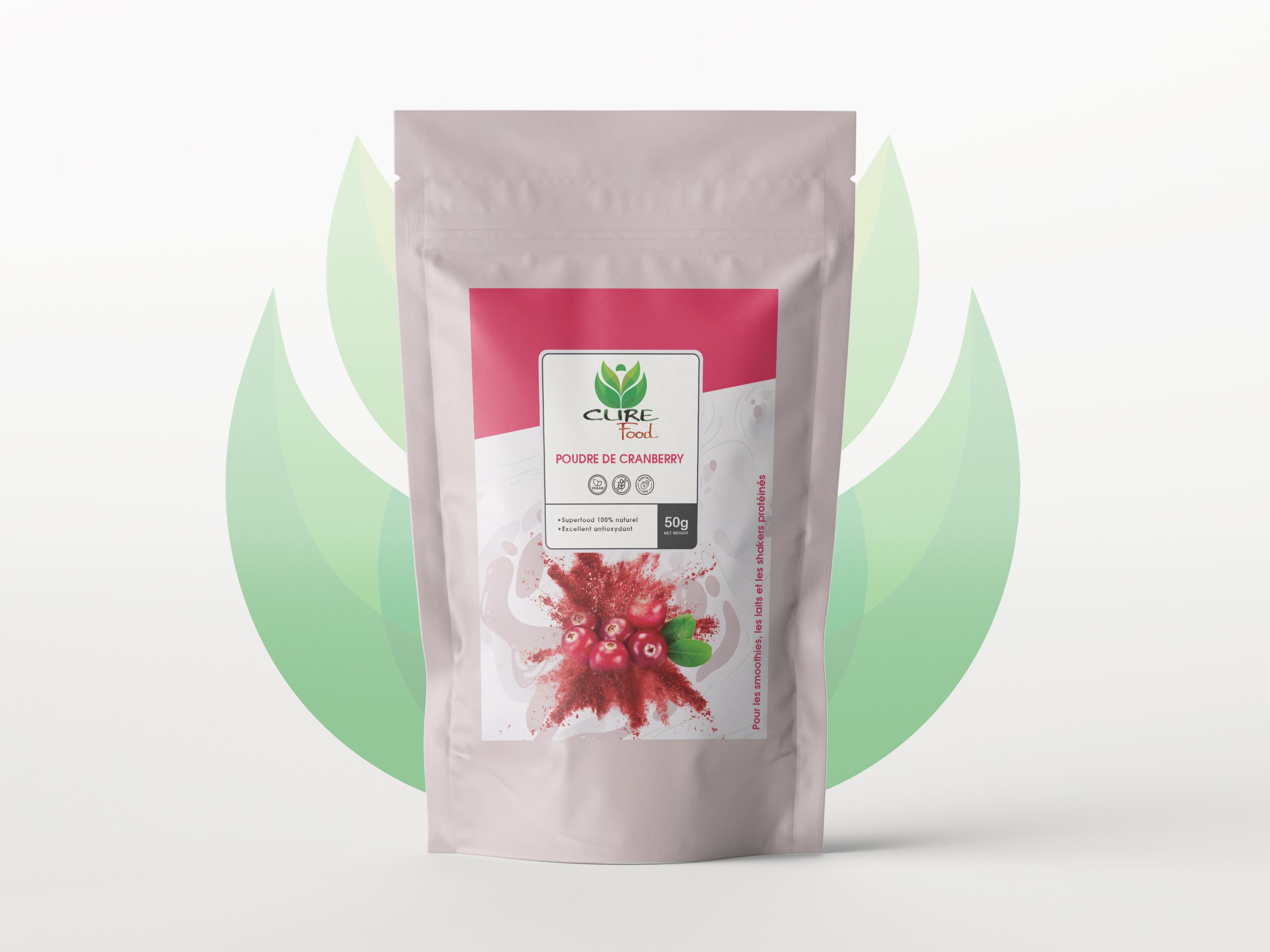 Poudre de Cranberry, CureFood