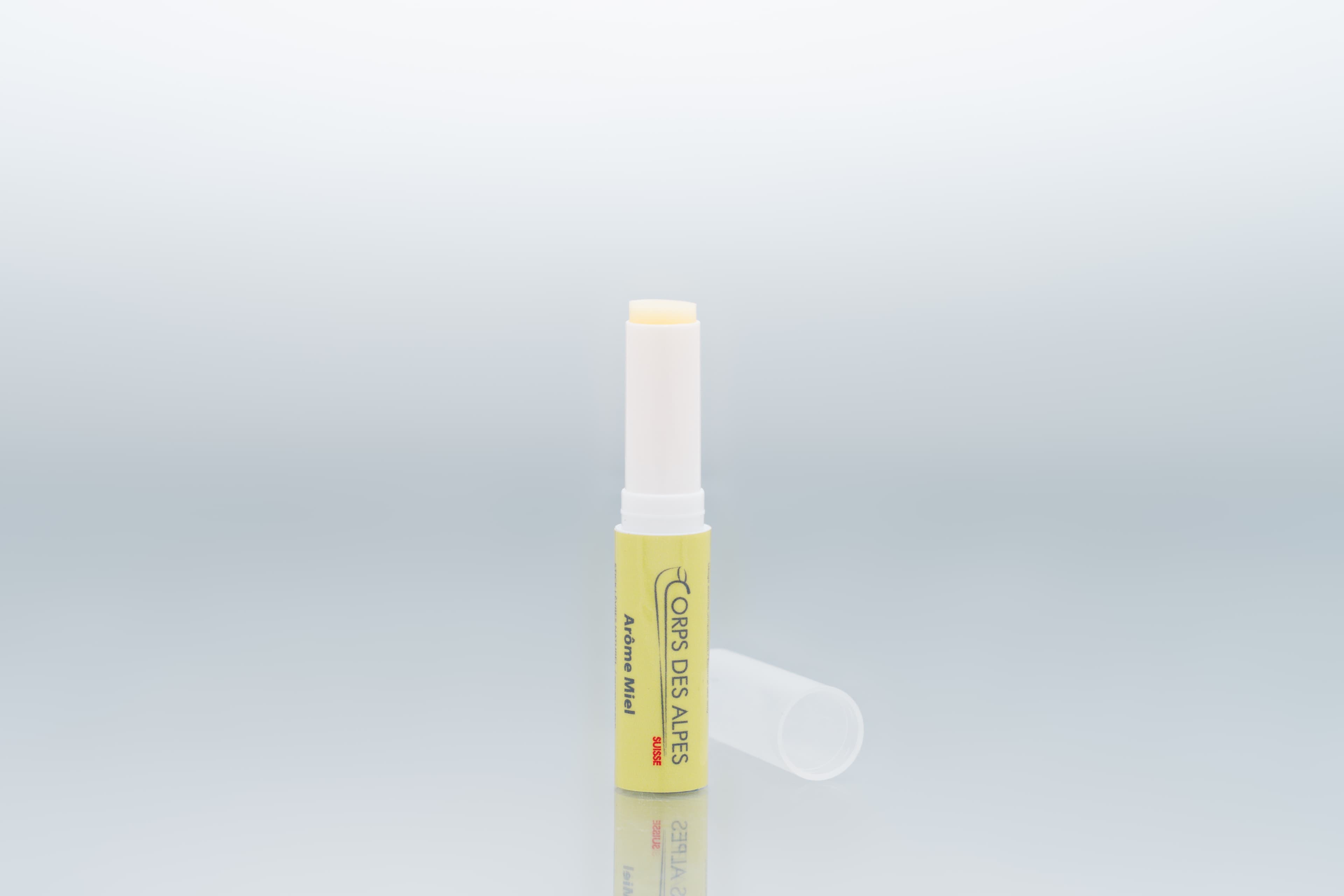 Stick à lèvres arôme Miel, Corps des Alpes Cosmétiques Naturels