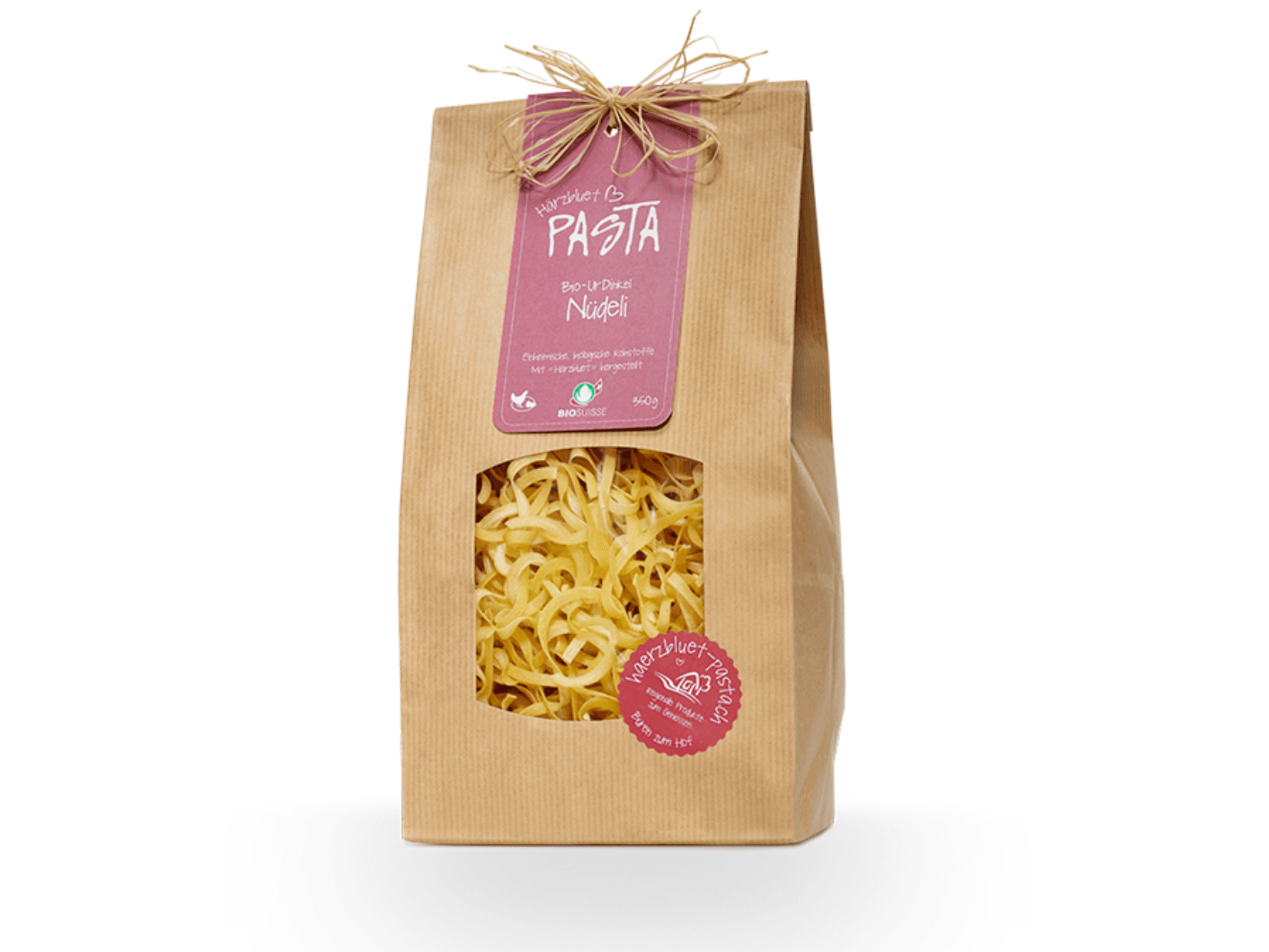 Nouilles pur épeautre bio (350g), Härzbluet Pasta