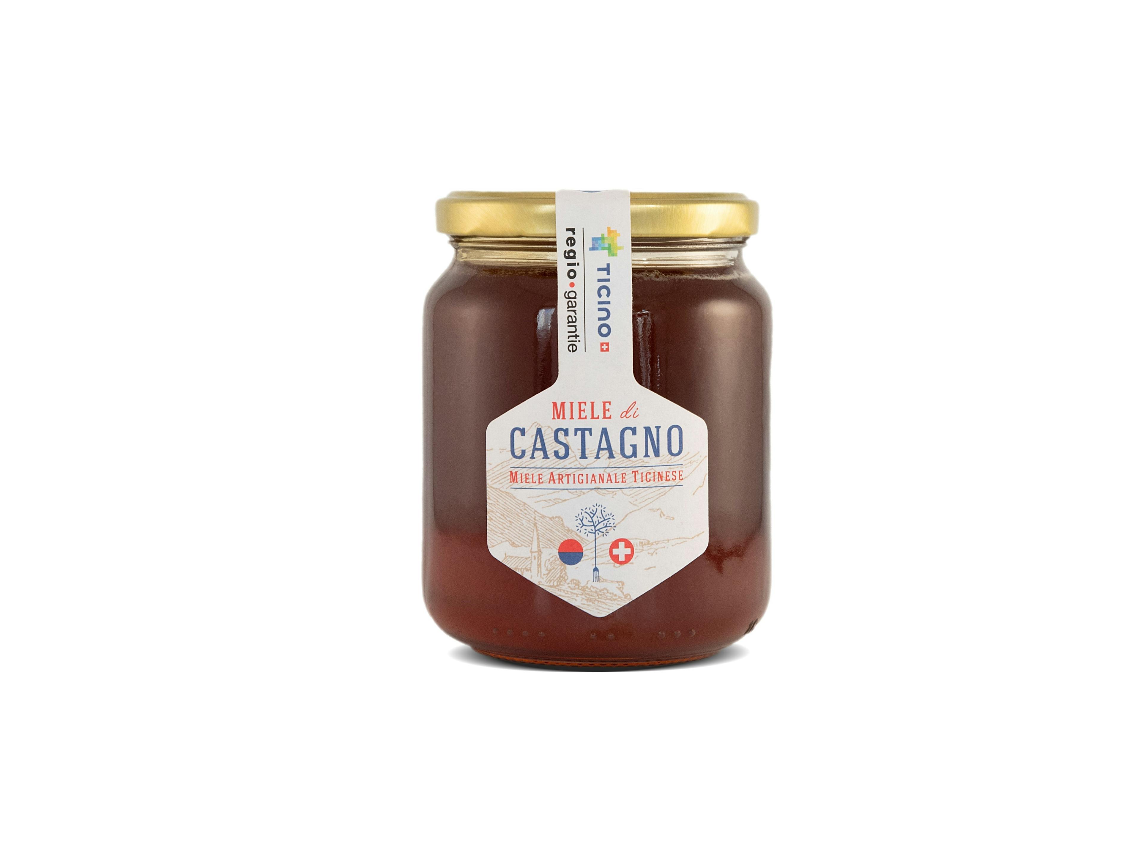 500g Chestnut Honey, artisanal product for direct sale in Switzerland