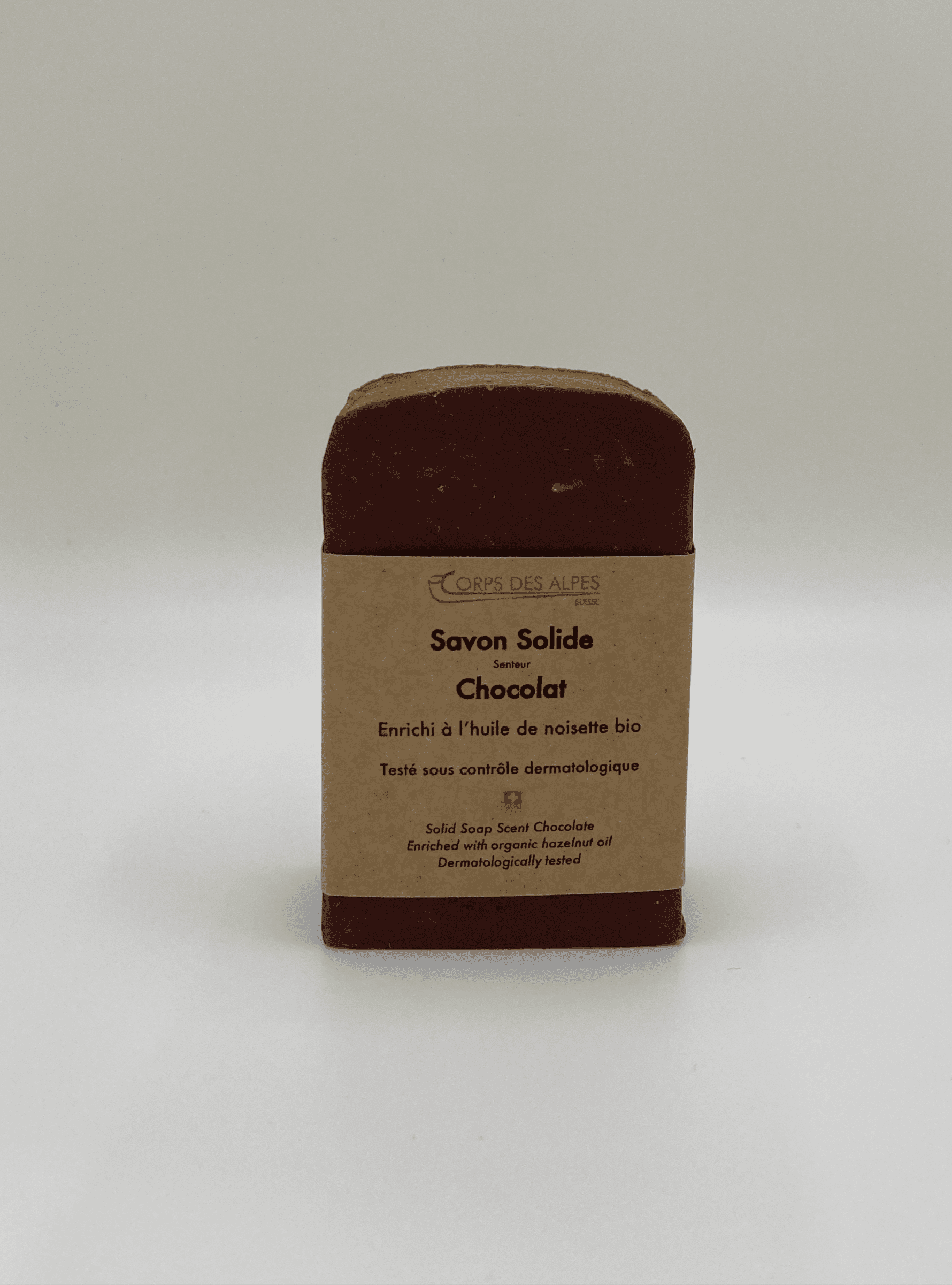 Savon Solide senteur Chocolat, Corps des Alpes Cosmétiques Naturels