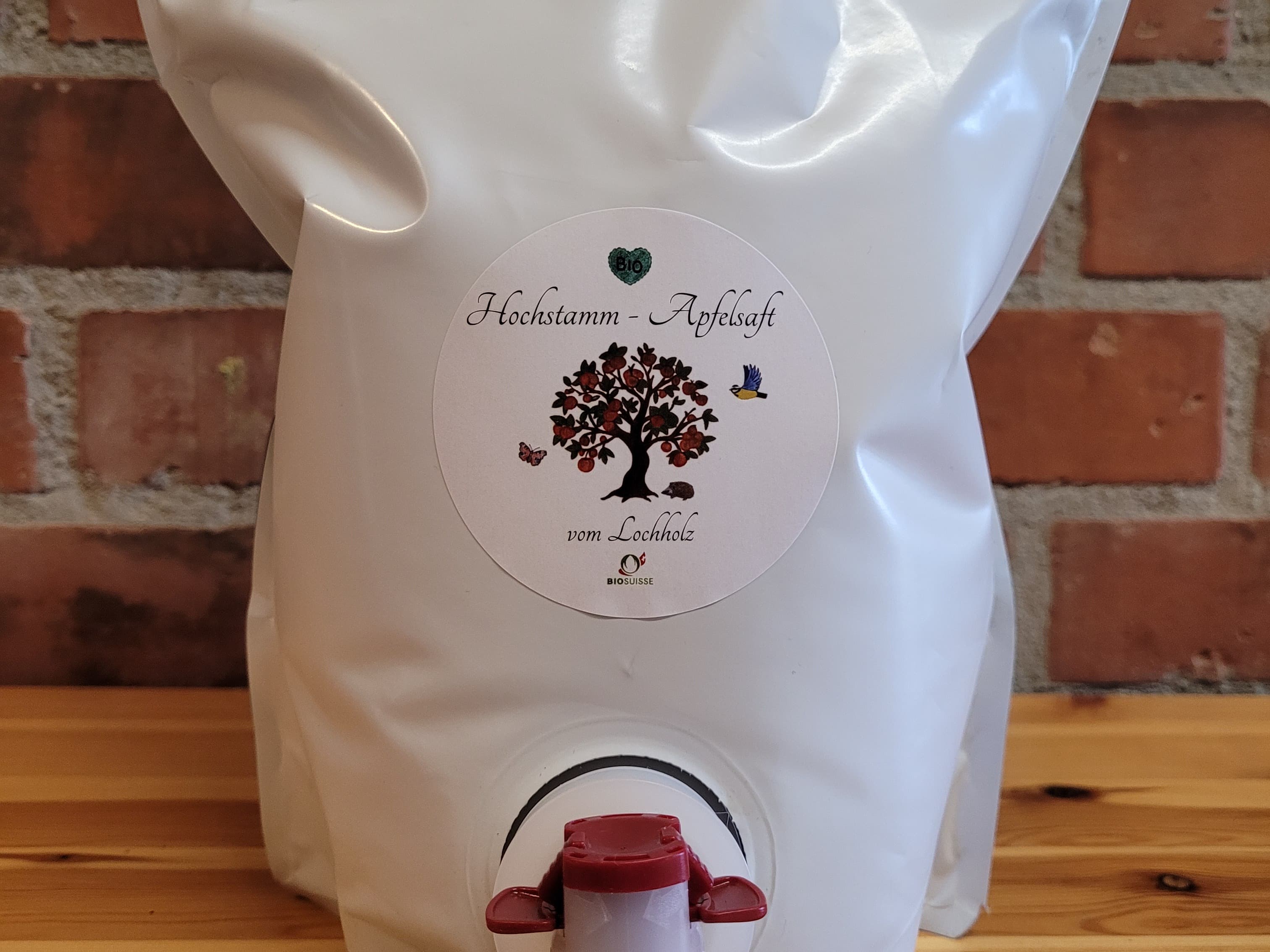 Jus de pomme Hochstamm bio naturellement trouble 3 litres, Biohof Lochholz