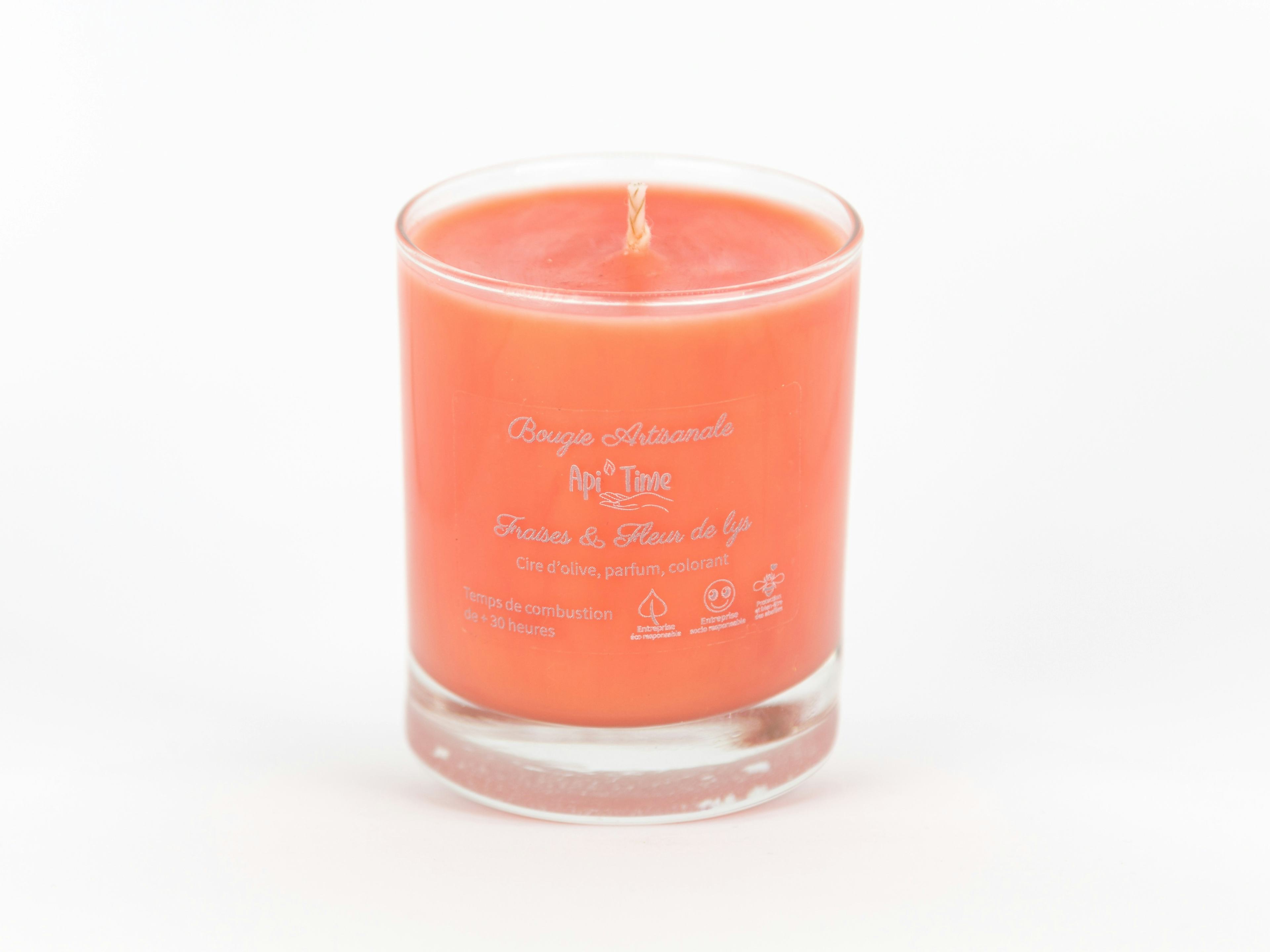 Glass candles, Strawberry & Lily scent, Le Goût du Miel, Courtepin, image 1 | Mimelis