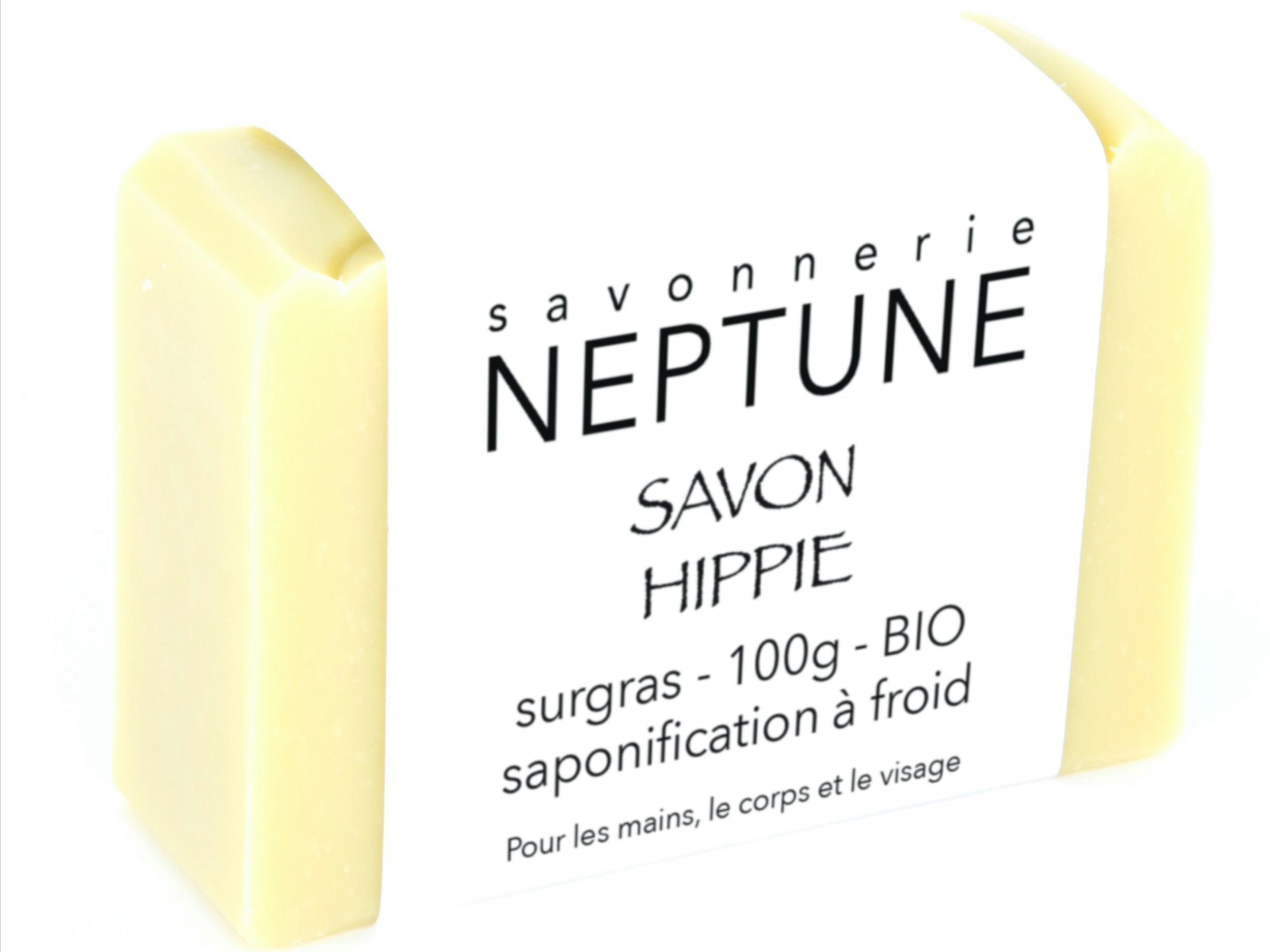 Savon hippie - bio, handwerkliches Produkt für den Direktverkauf in der Schweiz
