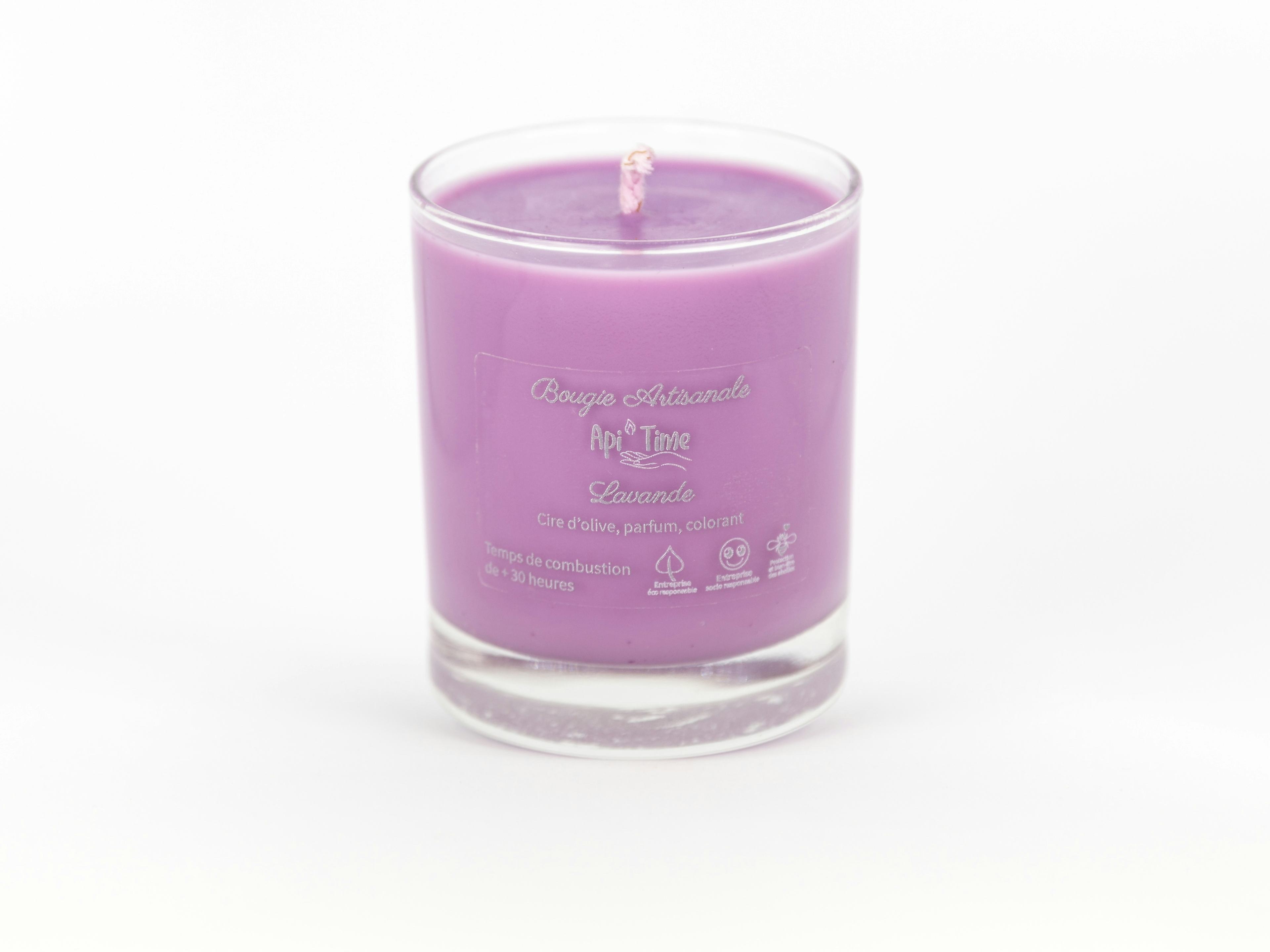Glass candles, Lavender scent, Le Goût du Miel, Courtepin, image 1 | Mimelis