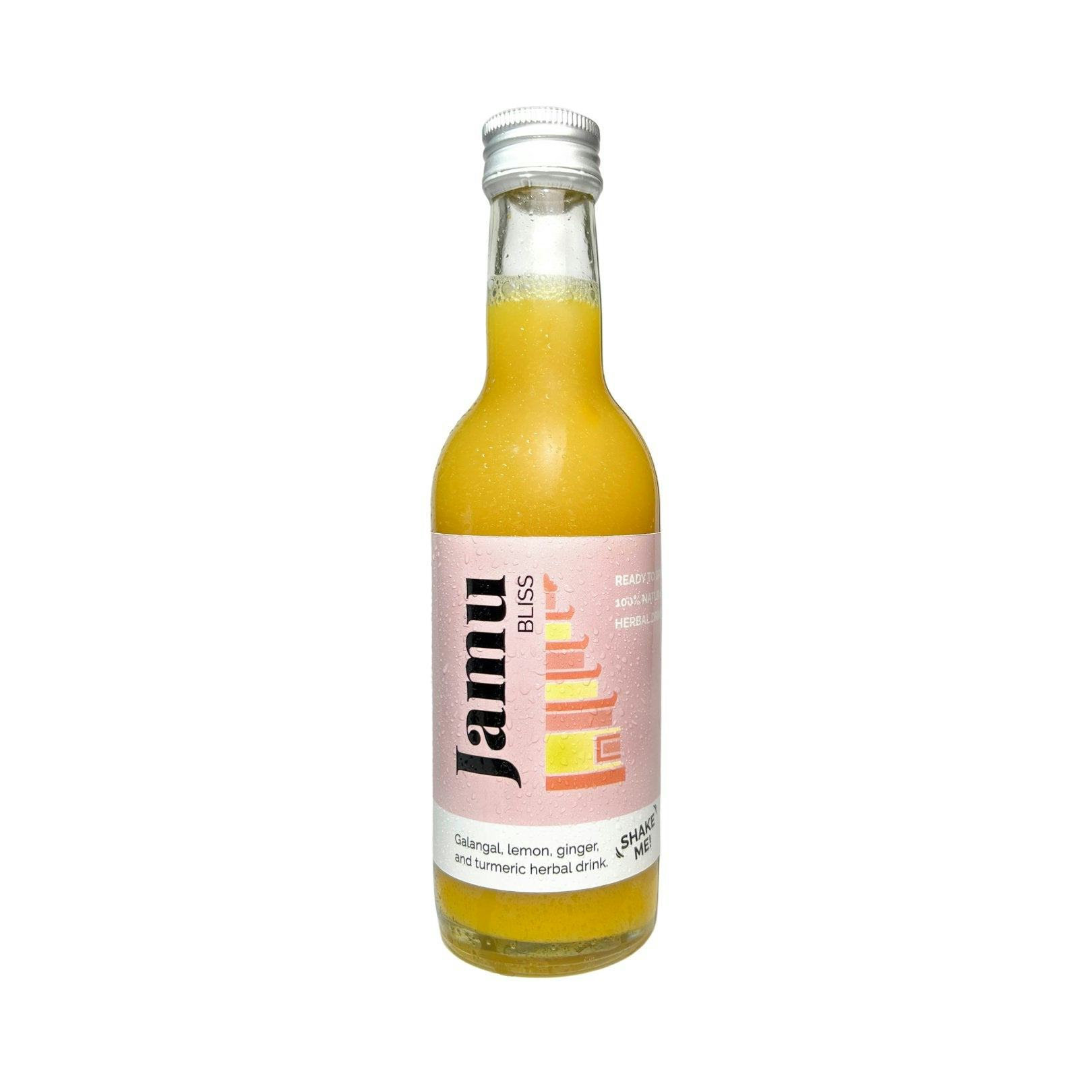Jamu Bliss, Galangal drink, prodotto artigianale per la vendita diretta in Svizzera