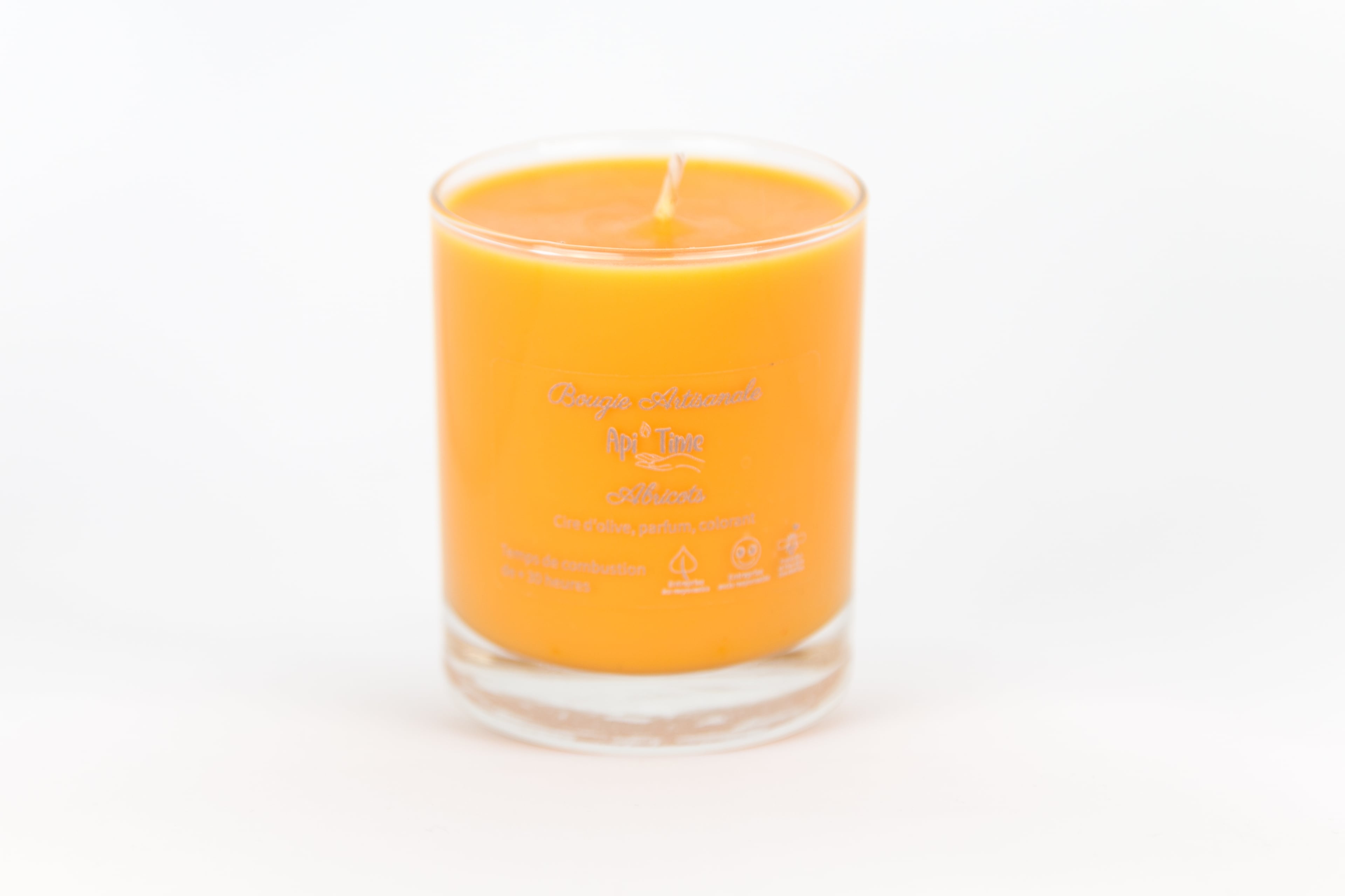 Glass candles, Apricot scent, Le Goût du Miel, Courtepin, image 1 | Mimelis