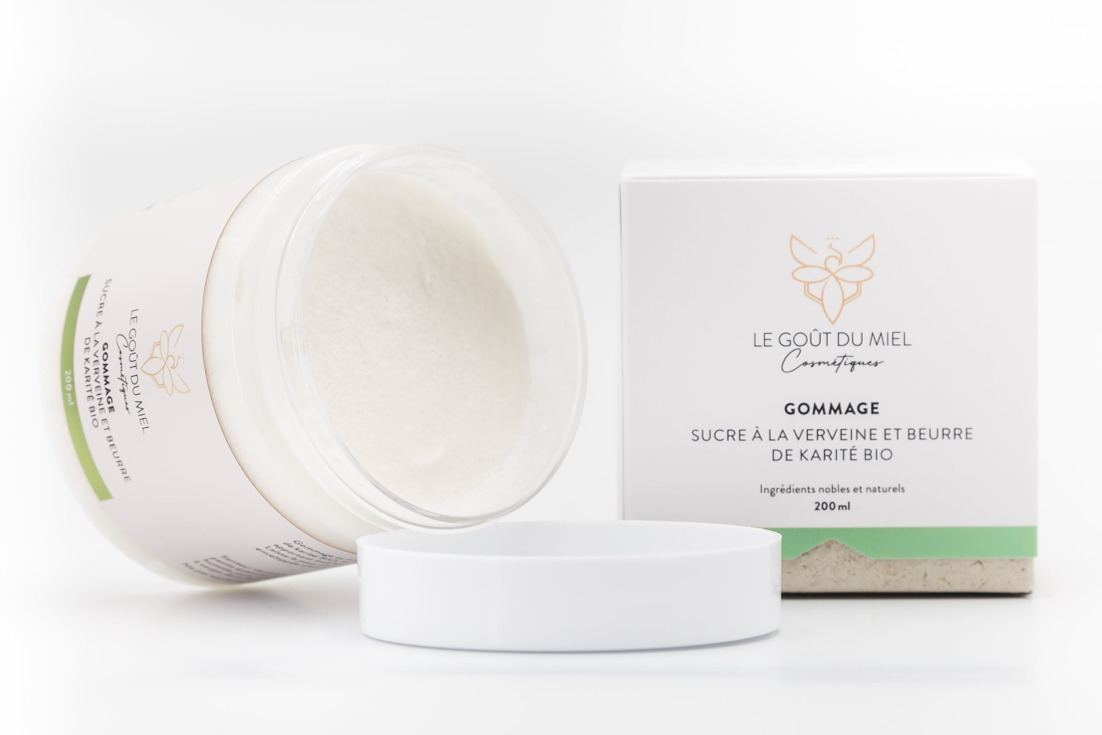 Bio-Zuckerpeeling mit Eisenkraut und Sheabutter, Le Goût du Miel, Courtepin, image 1 | Mimelis