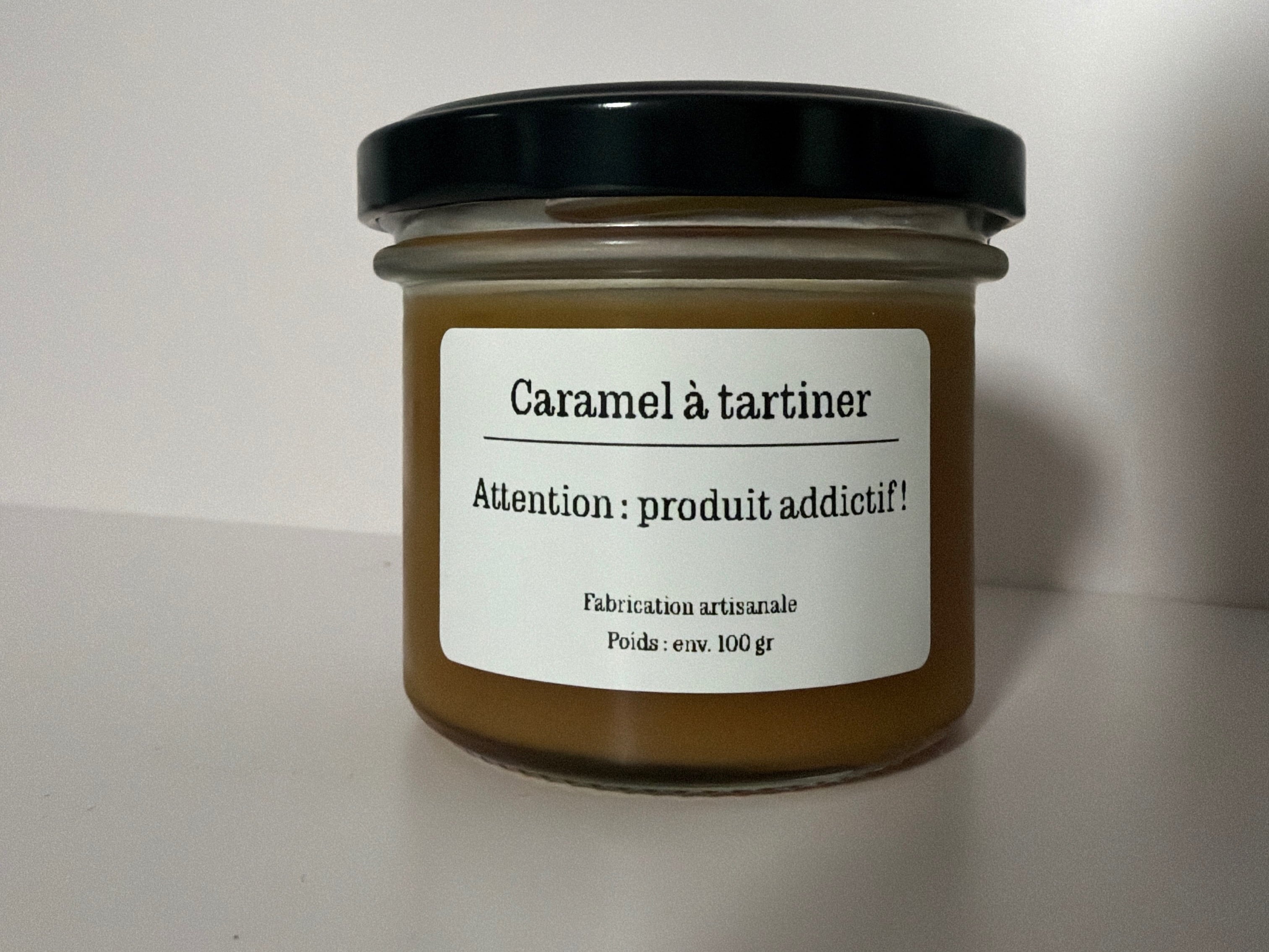 Caramel à tartiner classique, L'Aveline Chocolaterie, Bussy FR, image 1 | Mimelis