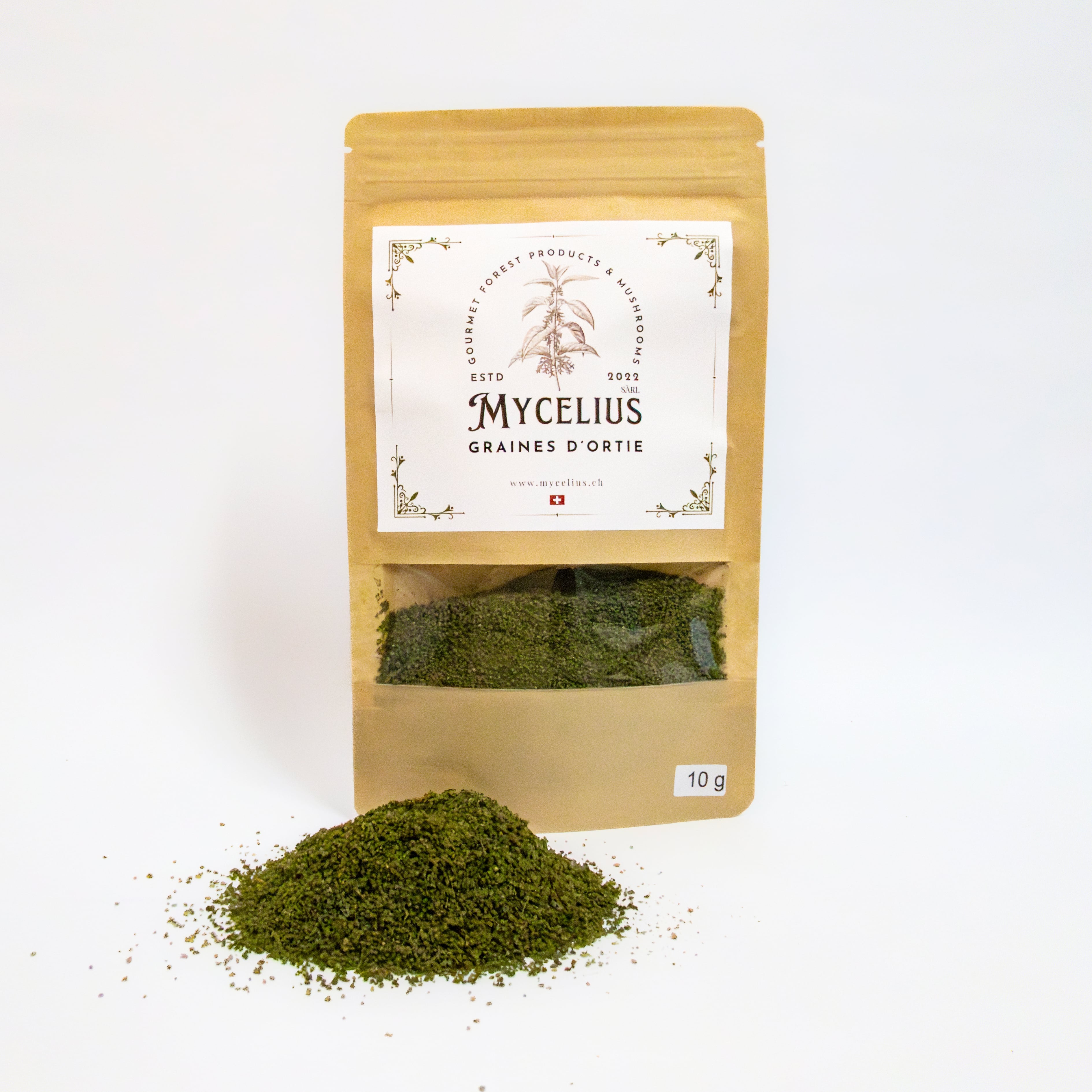 Semi di ortica essiccati (20 g), Mycelius Sàrl, Belmont-Broye, image 1 | Mimelis