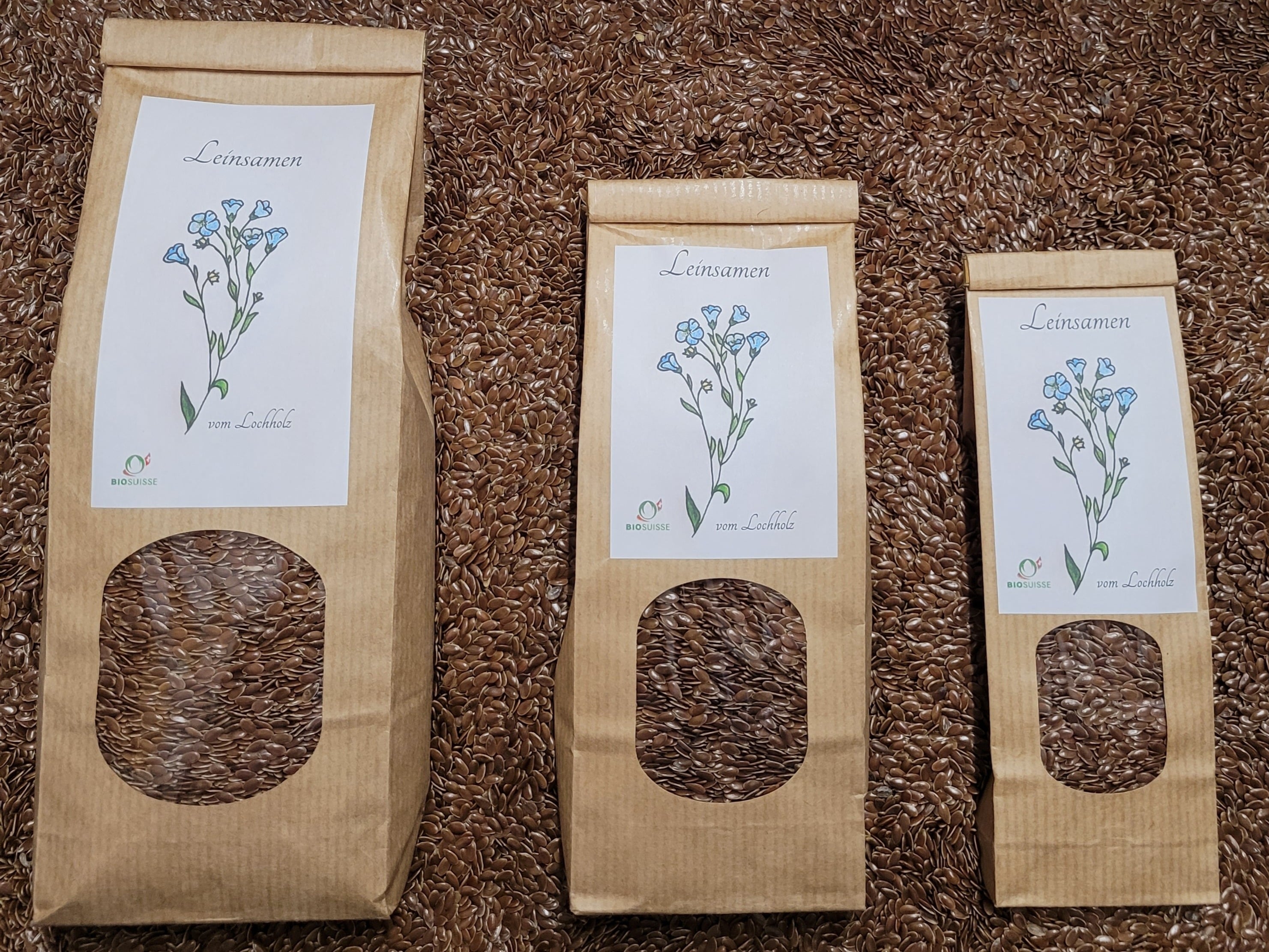 Graines de lin bio 500g, undefined, produit artisanal en vente directe en Suisse