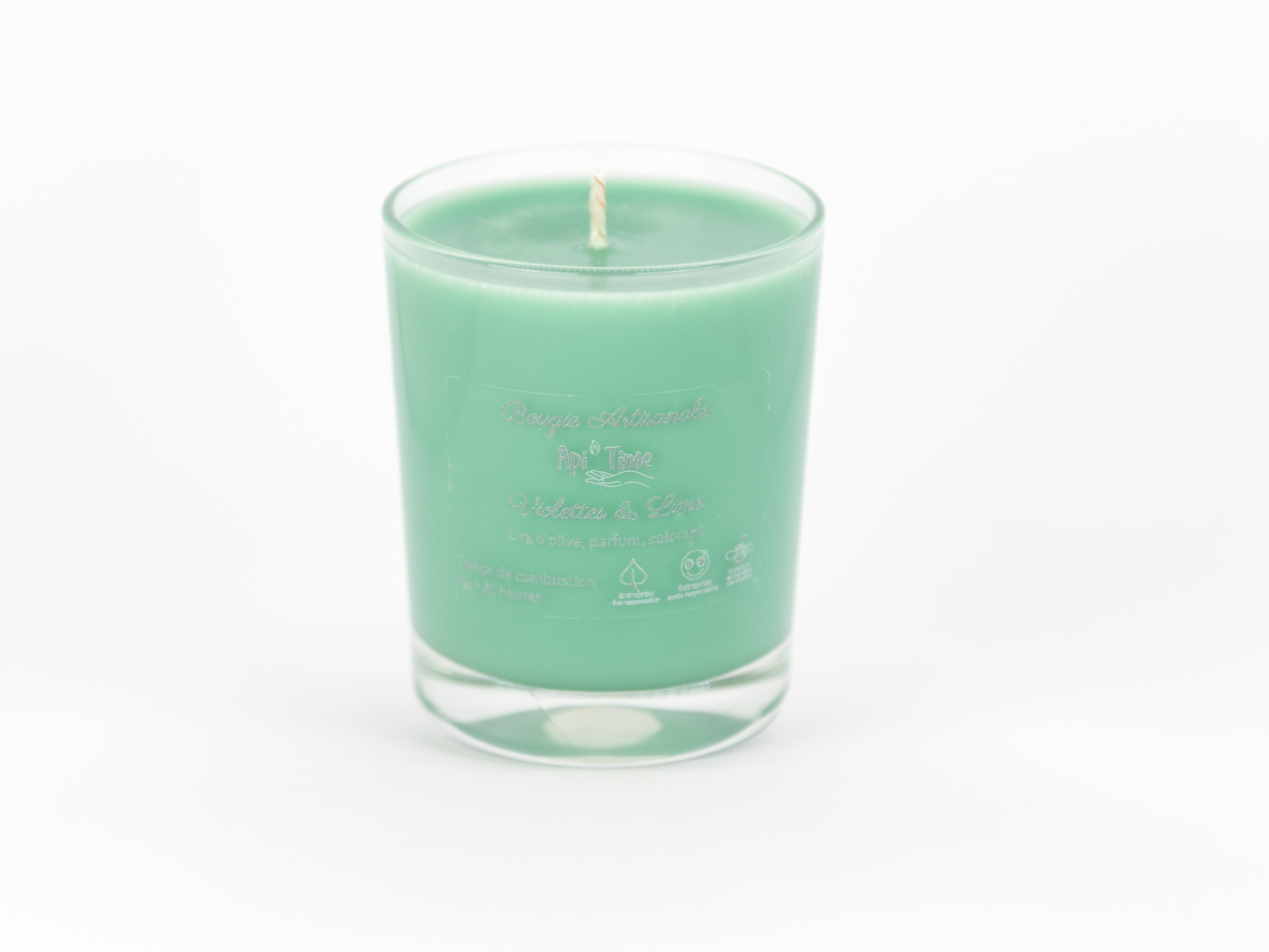 Bougies verre, parfum Violettes & Lime, Le Goût du Miel, Courtepin, image 1 | Mimelis