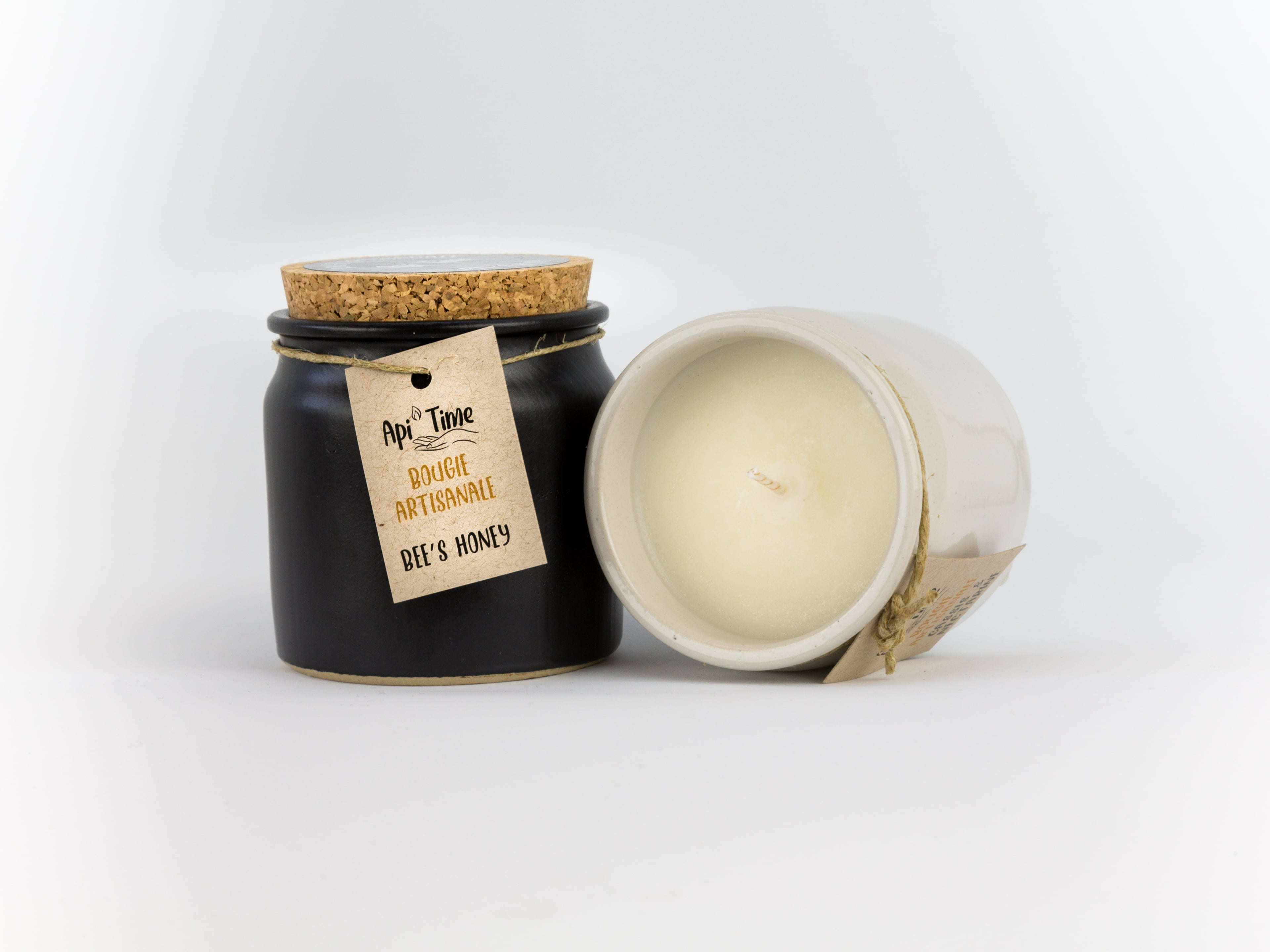 Bougies en pot céramique, parfum Bee's Honey, Le Goût du Miel, Courtepin, image 1 | Mimelis