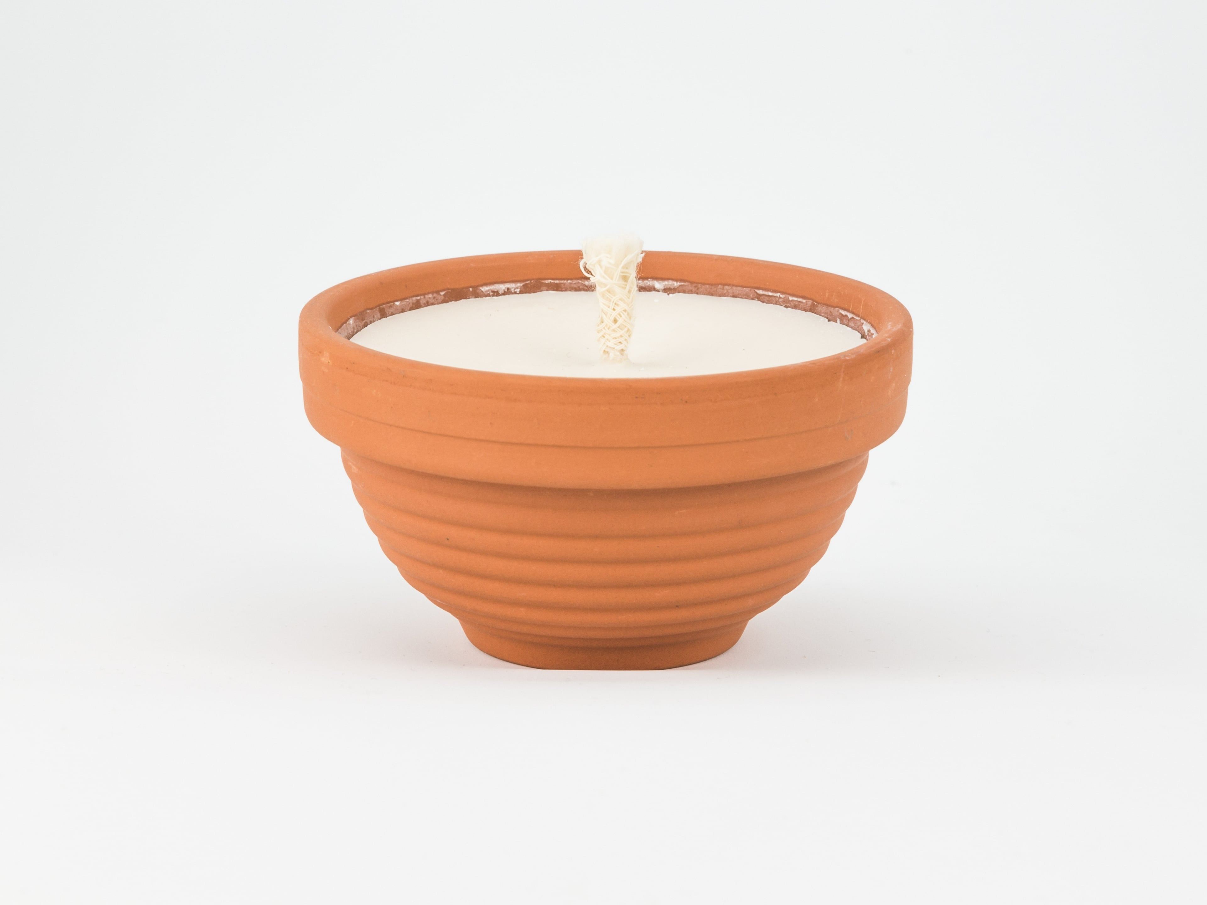 Small terracotta pot candles, Coconut & Lemongrass fragrance, Le Goût du Miel, Courtepin, image 1 | Mimelis