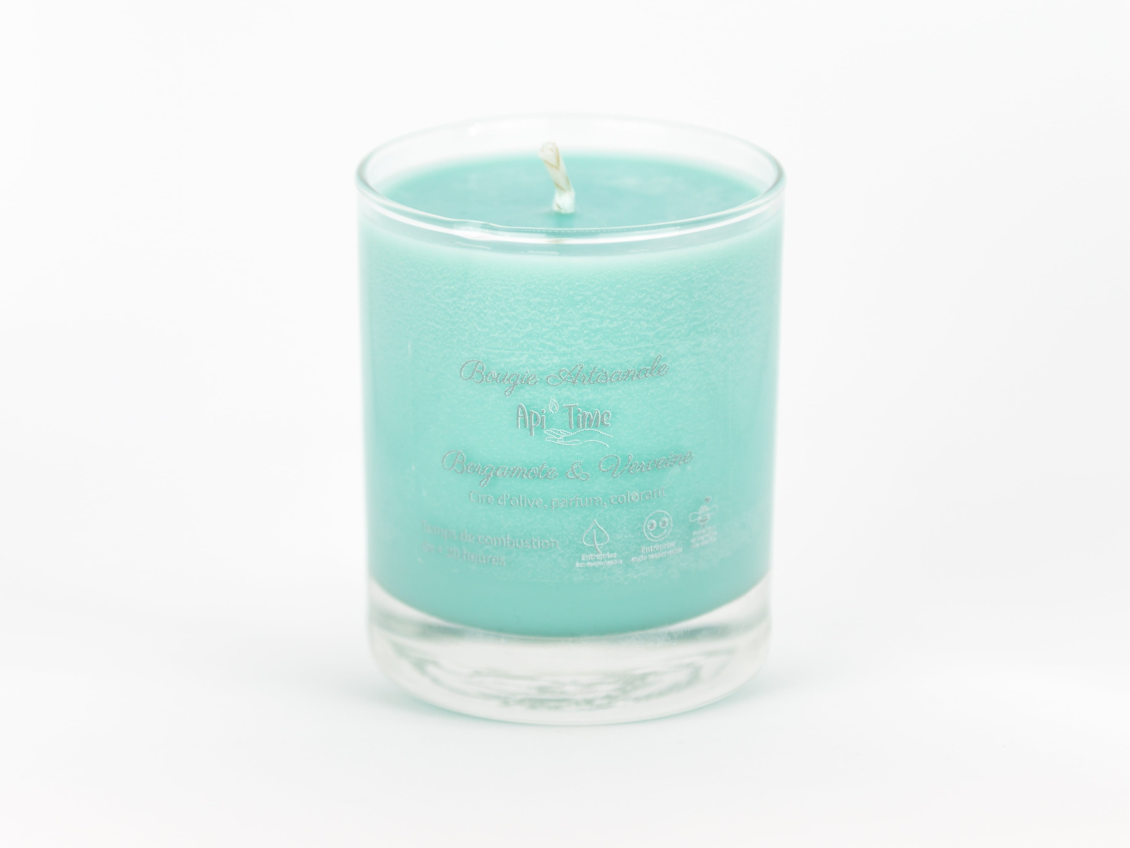 Glass candles, Bergamot & Verbena fragrance, Le Goût du Miel, Courtepin, image 1 | Mimelis