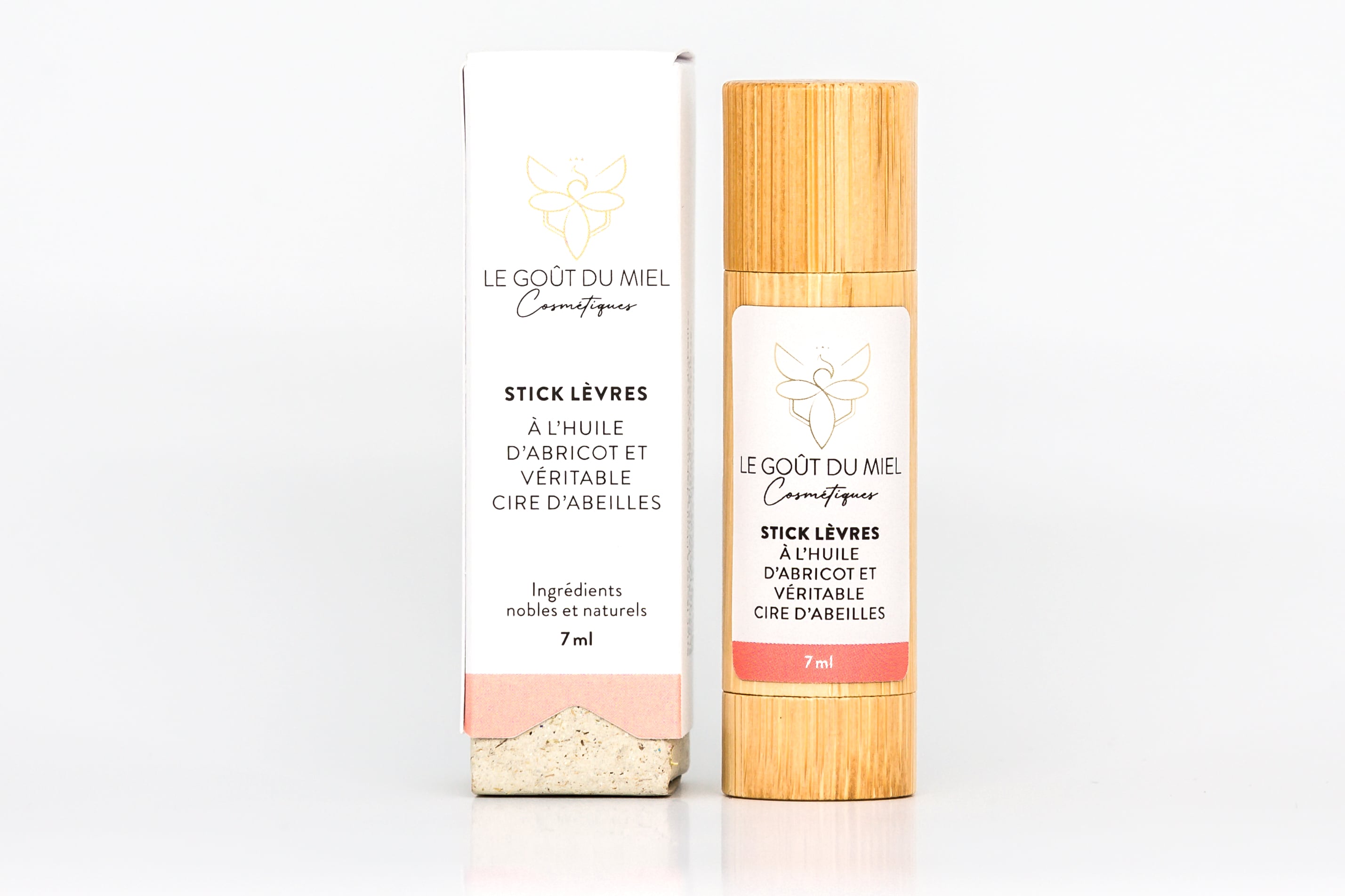 Stick lèvres à l’huile d’abricot et véritable cire d’abeilles, Le Goût du Miel, Courtepin, image 1 | Mimelis