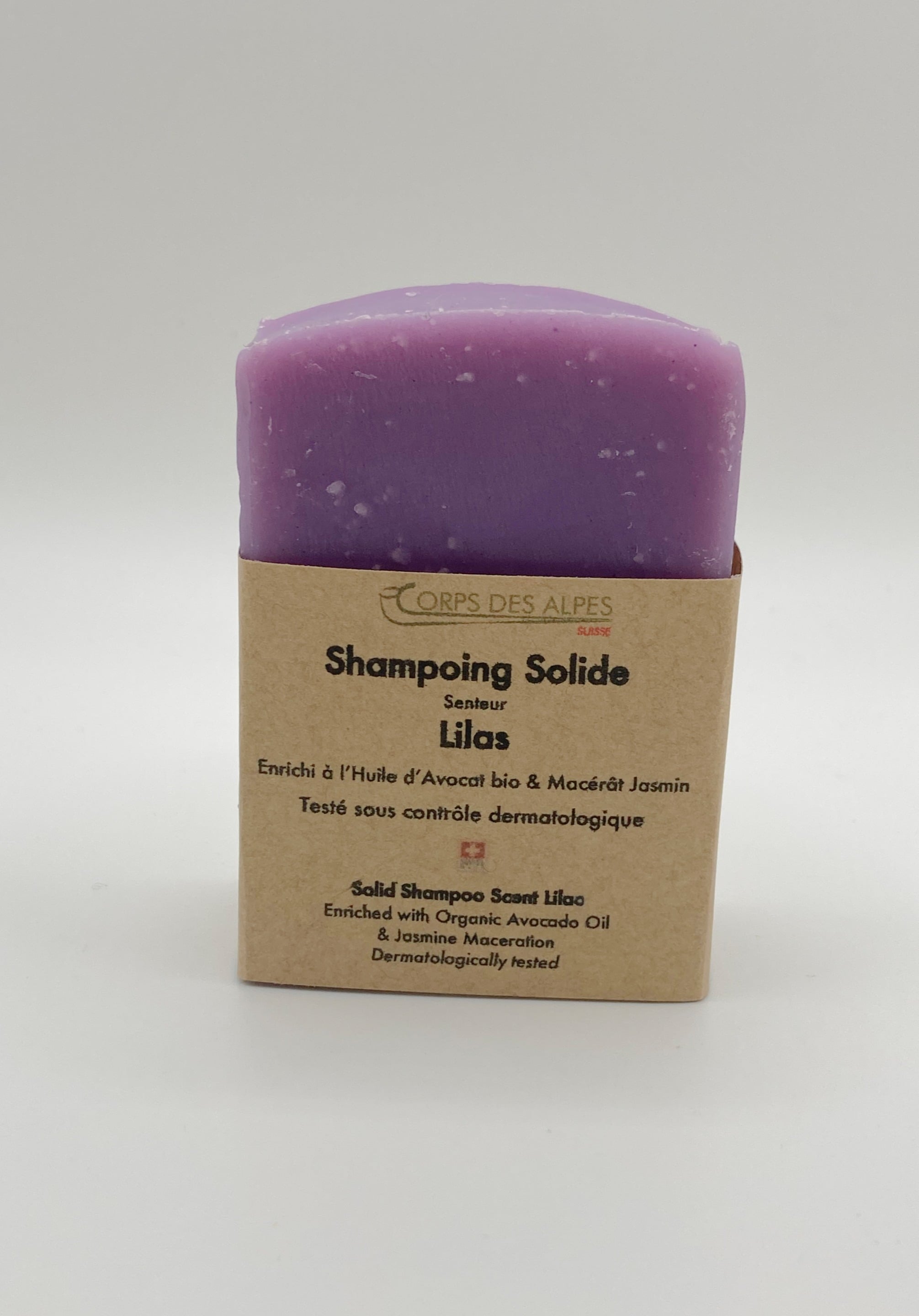 Shampoing solide senteur Lilas, Corps des Alpes Cosmétiques Naturels, La Verrerie, image 1 | Mimelis