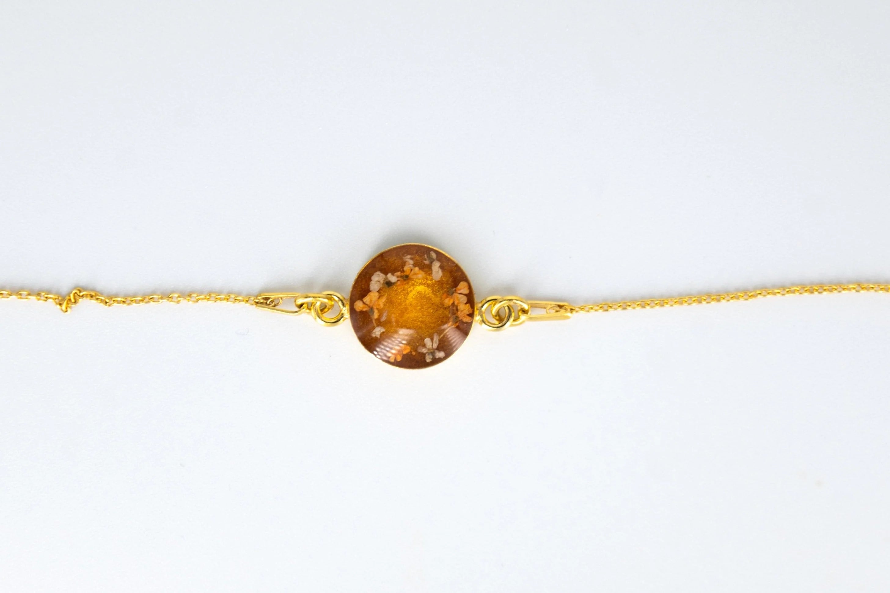 Bracelet plaqué or avec de vraies fleurs, Luas Manufaktur, Lommiswil, image 1 | Mimelis