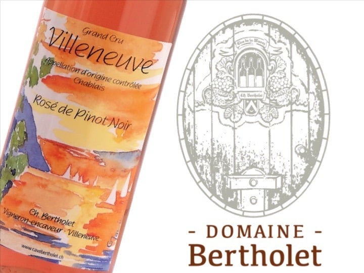 Rosé de Pinot Noir Grand Cru, Villeneuve, AOC Chablais, Christophe Bertholet 75 cl, Domaine Christophe Bertholet, Villeneuve, image 1 | Mimelis