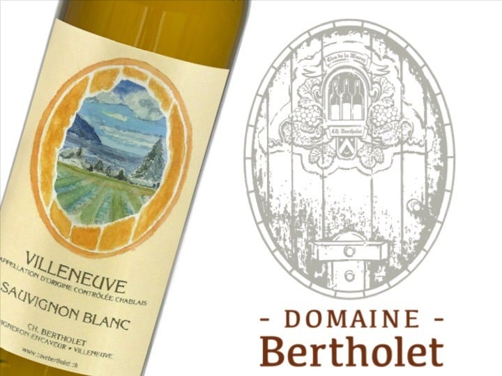 Sauvignon blanc, Grand Cru, Villeneuve, AOC Chablais, Christophe Bertholet , Domaine Christophe Bertholet, produit artisanal en vente directe en Suisse