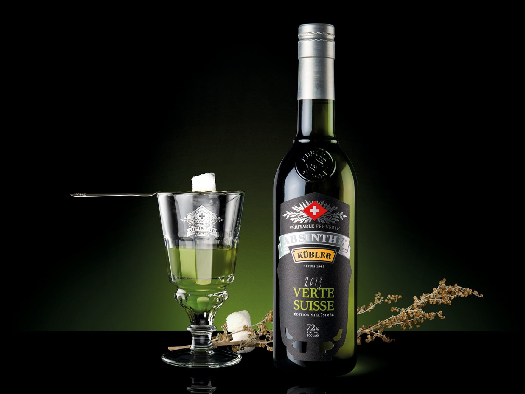 Absinthe Kübler, producteur à Val-de-Travers canton de Neuchâtel en Suisse,  image 1