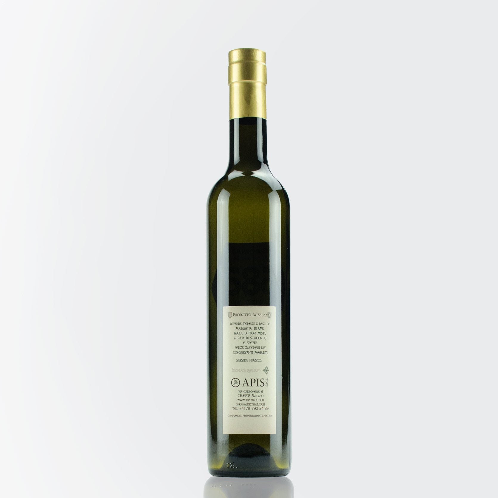 585, Nettare degli dei 0.50 L, Apis Sagl, prodotto artigianale per la vendita diretta in Svizzera