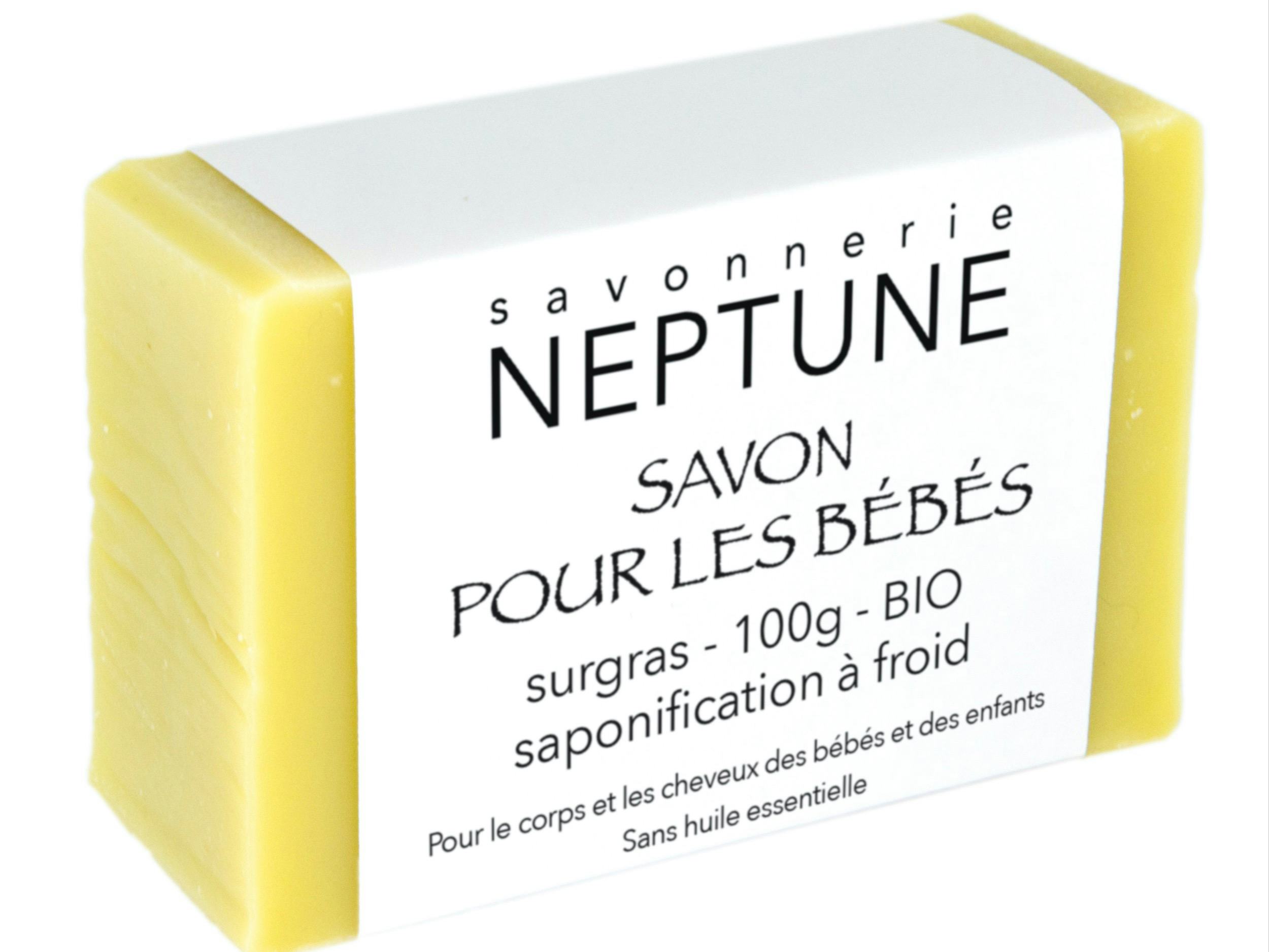 Soap for babies - organic, Savonnerie NEPTUNE, Crésuz, image 2 | Mimelis