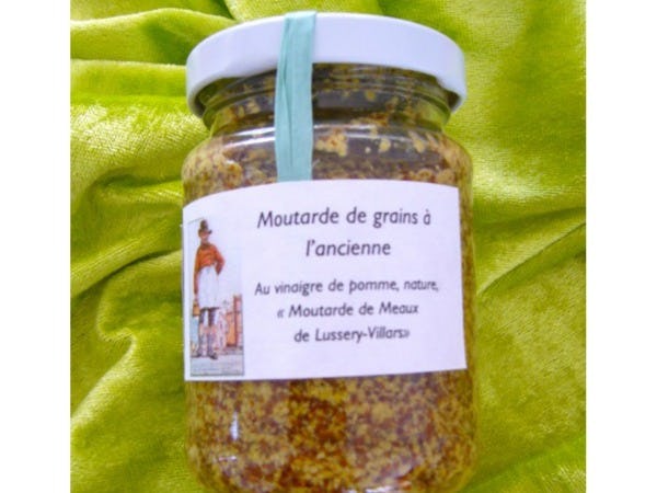 Moutarde à l'ancienne au vinaigre de pomme, Vinaigrerie-Moutarderie du Grand-Pré, Hautemorges, image 1 | Mimelis