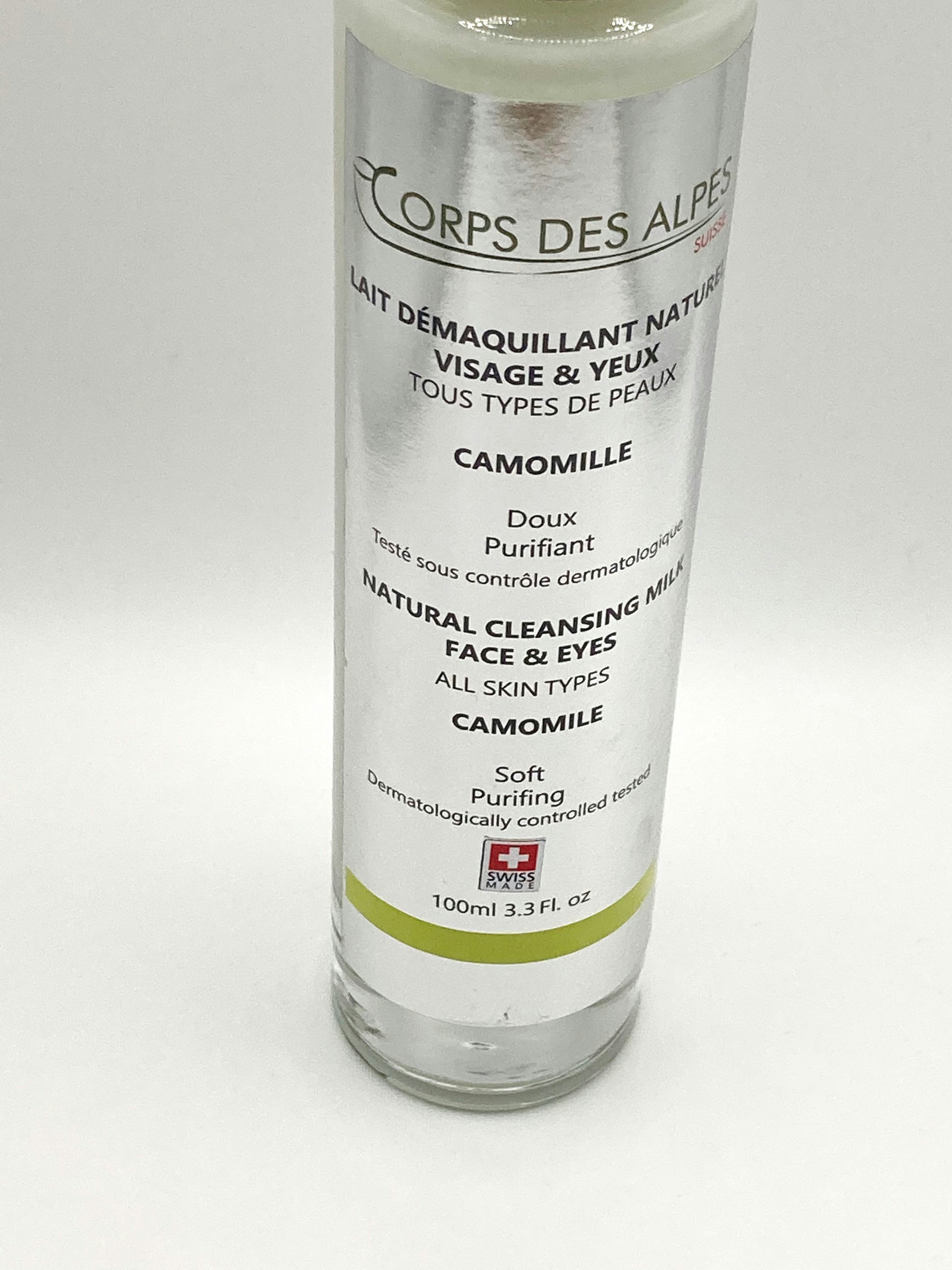 Latte Detergente Naturale alla Camomilla, prodotto artigianale per la vendita diretta in Svizzera