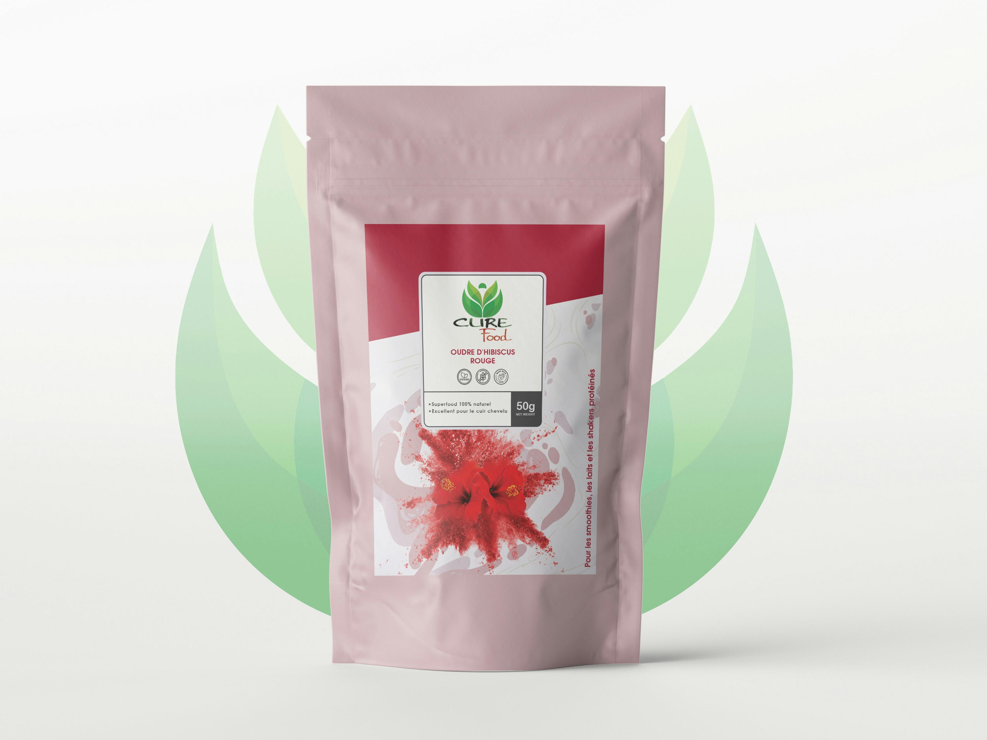 Red Hibiscus Powder, artisanal product for direct sale in Switzerland