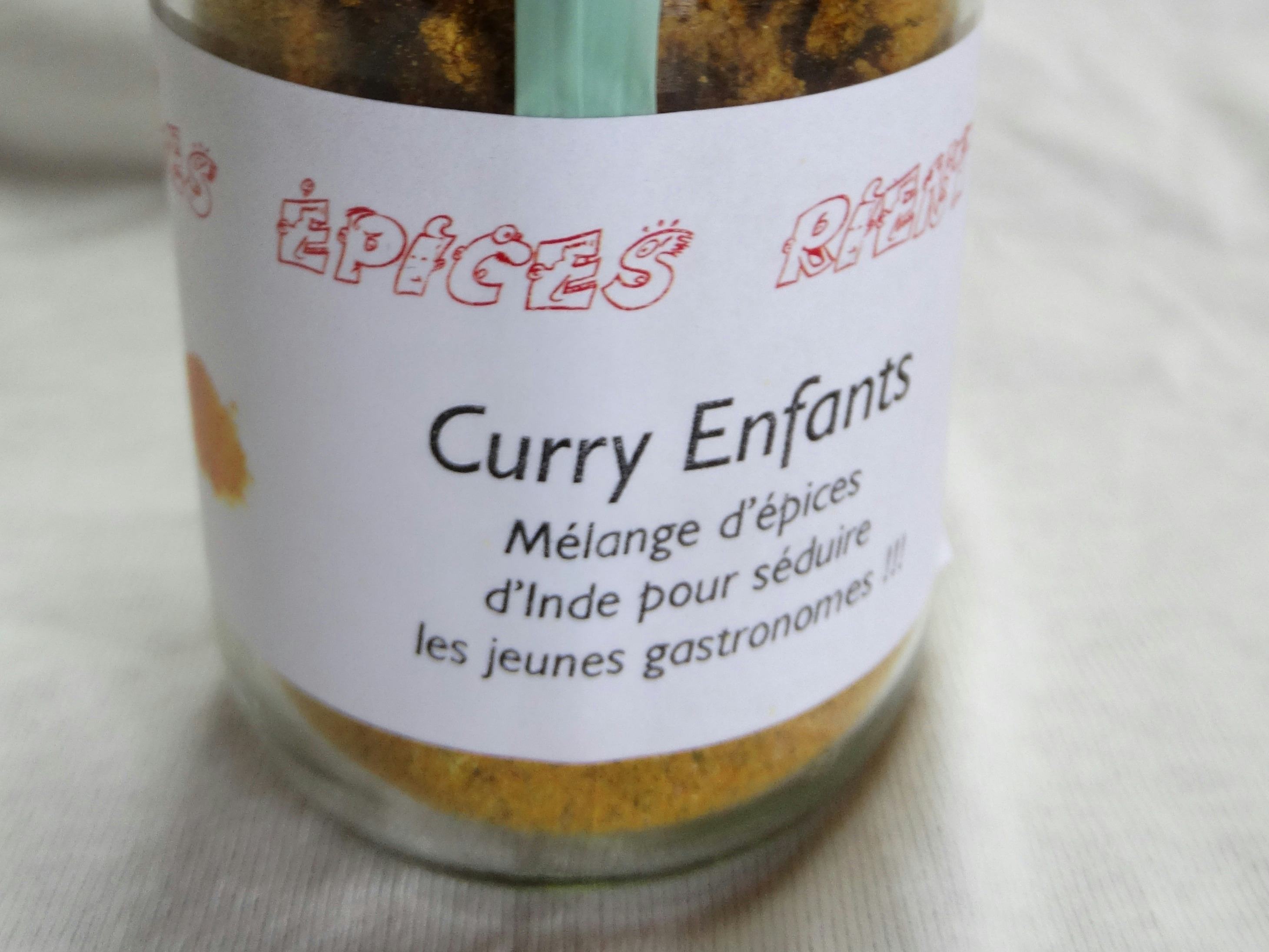 Curry enfant, produit artisanal en vente directe en Suisse