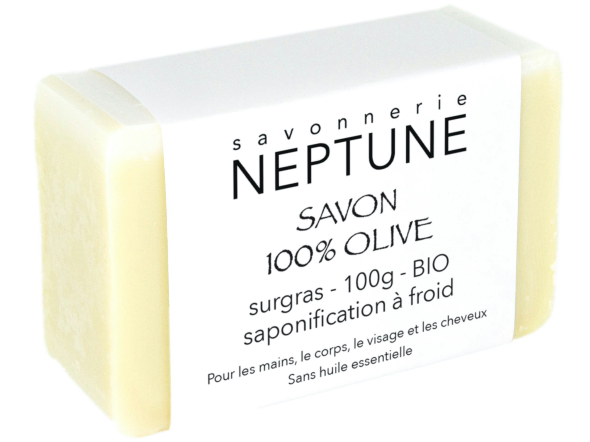 100% olive soap - organic, Savonnerie NEPTUNE, Crésuz, image 2 | Mimelis