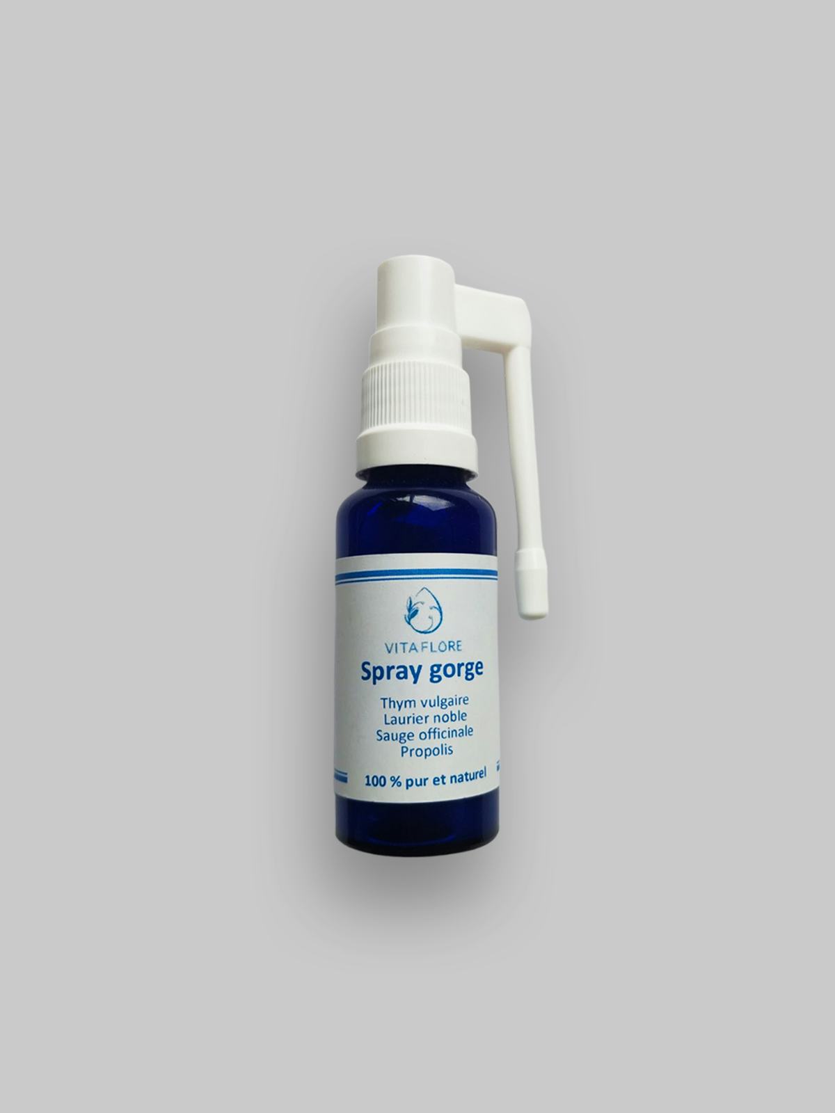 Spray per la gola, prodotto artigianale per la vendita diretta in Svizzera