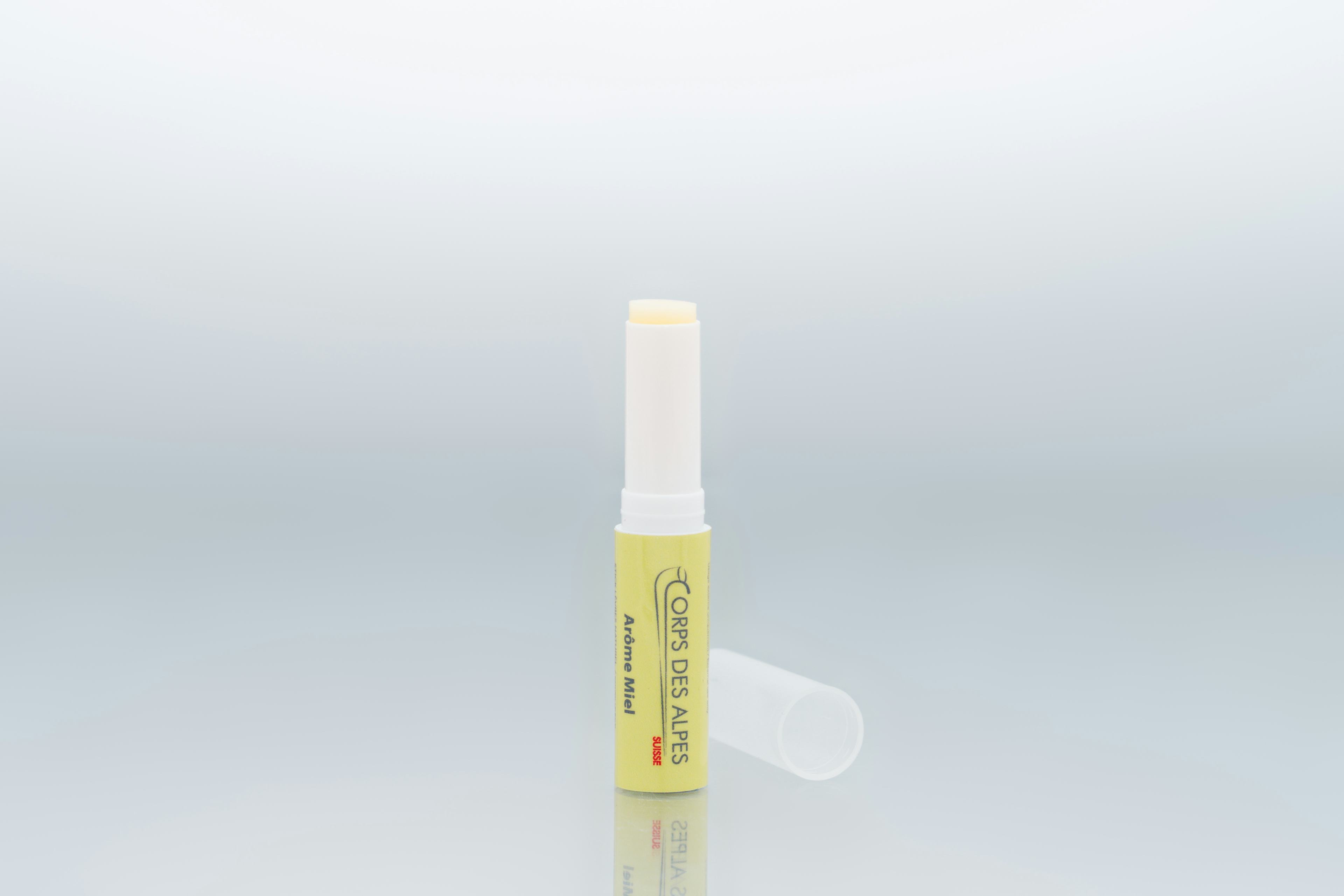 Stick à lèvres arôme Miel, produit artisanal en vente directe en Suisse
