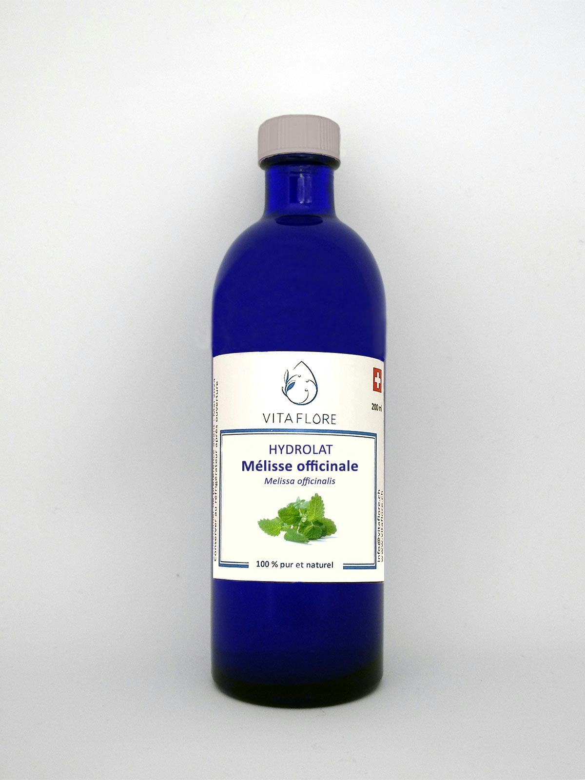 Hydrolat Mélisse officinale, artisanal product for direct sale in Switzerland