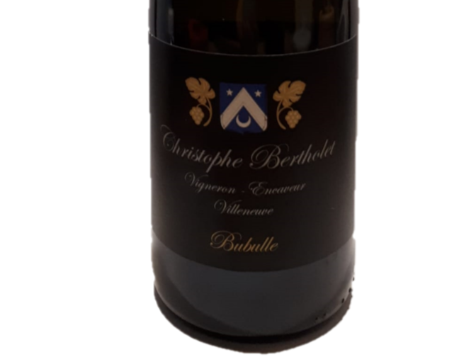 Bubulle, Mousseux, Christophe Bertholet 75cl, artisanal product for direct sale in Switzerland