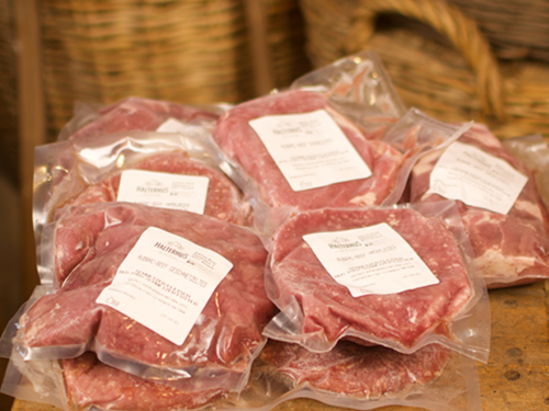 Aubrac mixed meat pack, artisanal product for direct sale in Switzerland