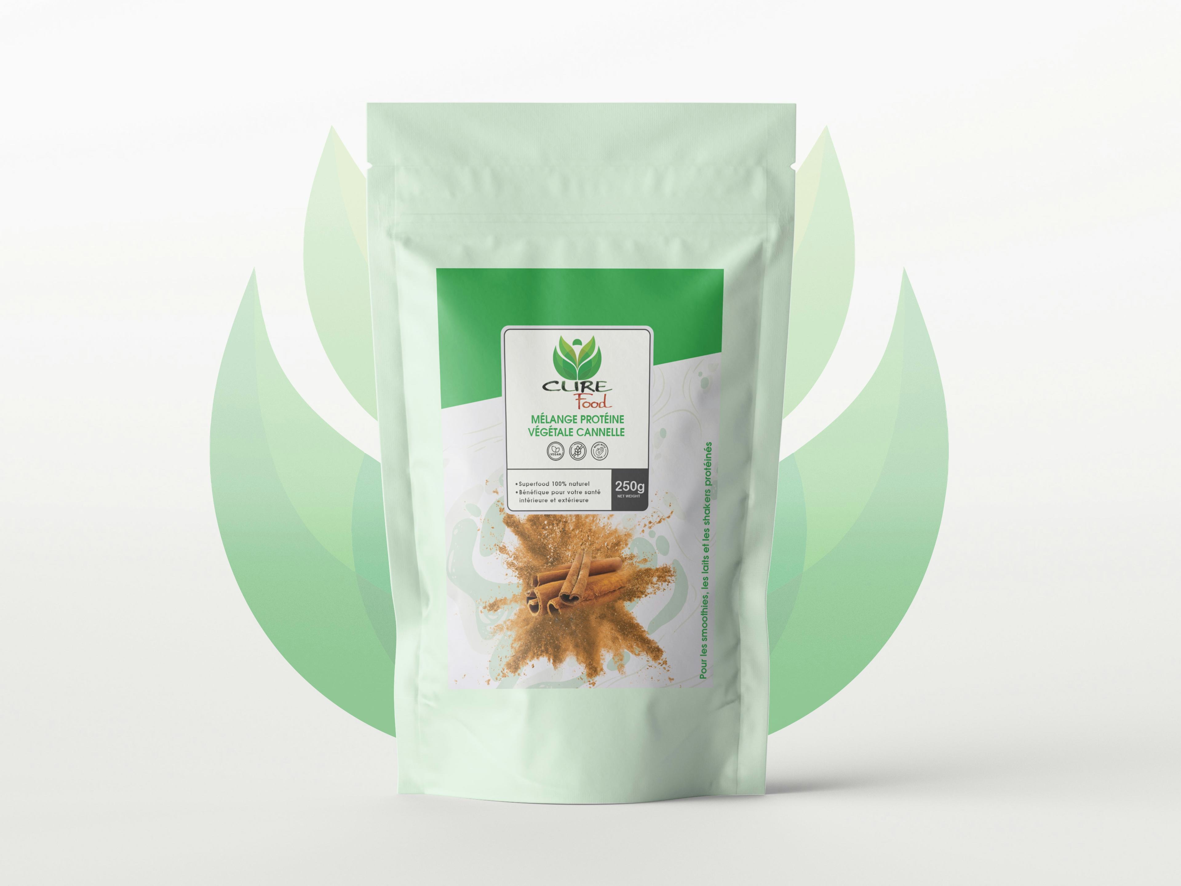 Cinnamon Plant Protein Blend, artisanal product for direct sale in Switzerland